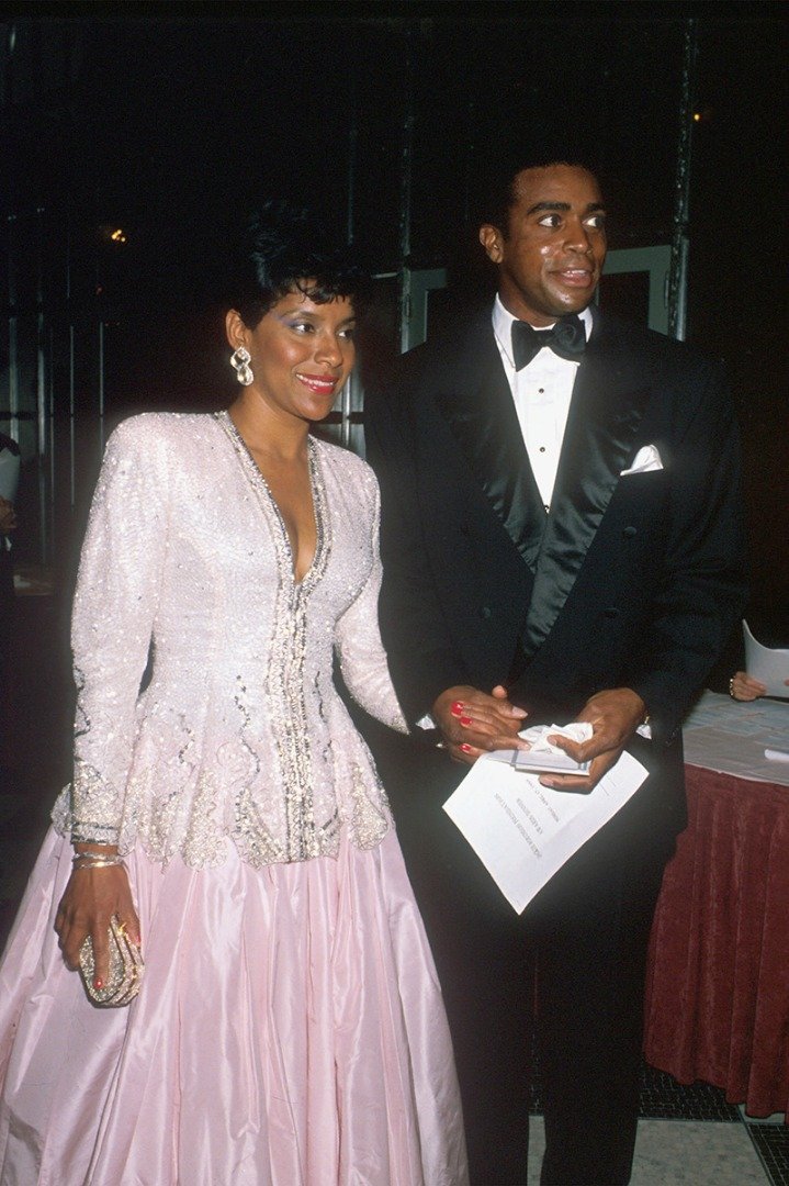 Phylicia Rashad and Ahmad Rashad at an event in New York City in April 1989. I Image: Getty Images.