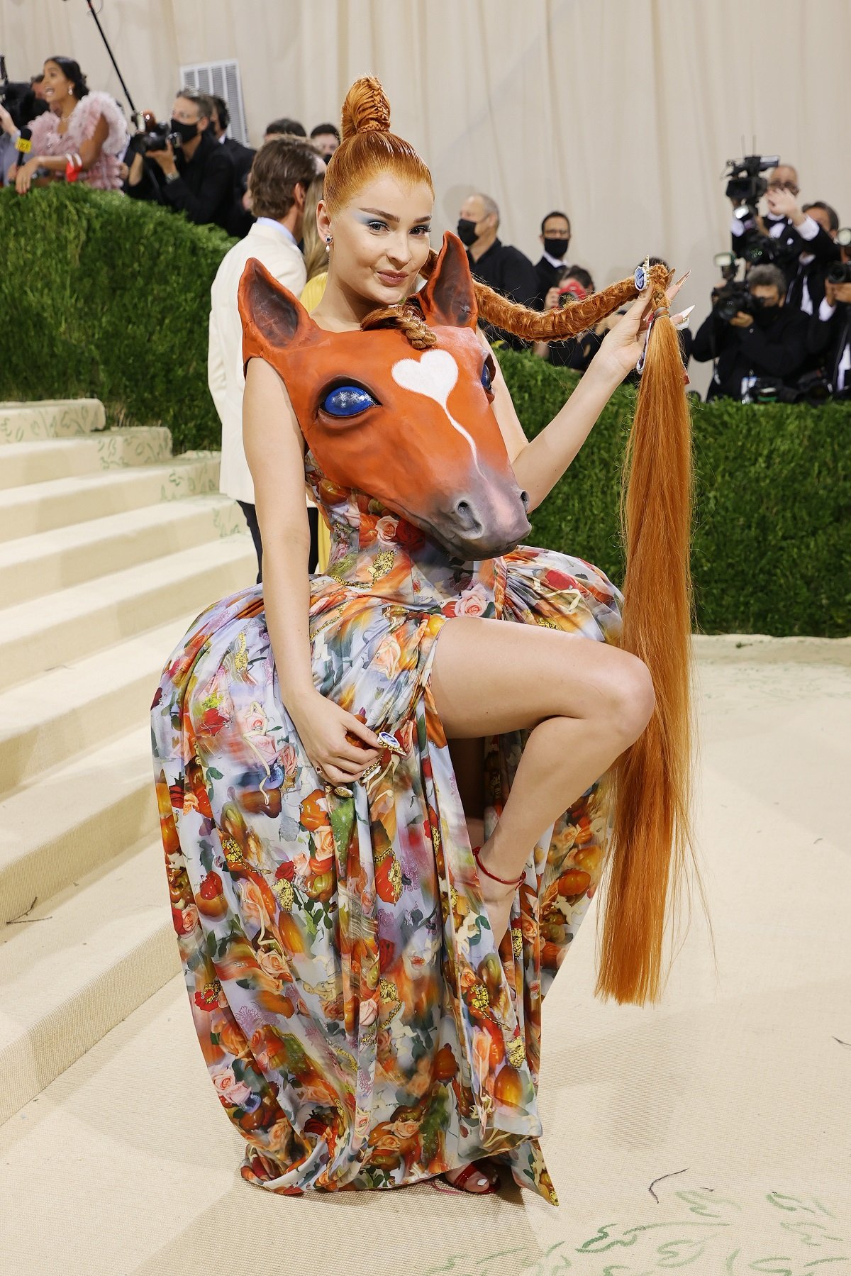 Kim Petras at the Met Gala on September 13, 2021 in New York City | Source: Getty Images 