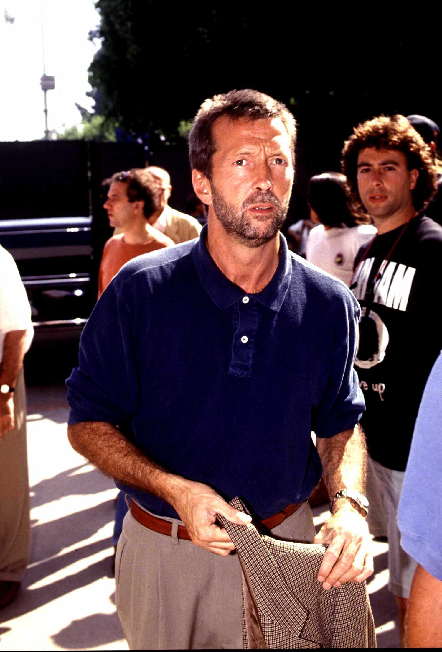 Eric Clapton at the MTV Awards in 1992, Universal City. | Source: Getty Images