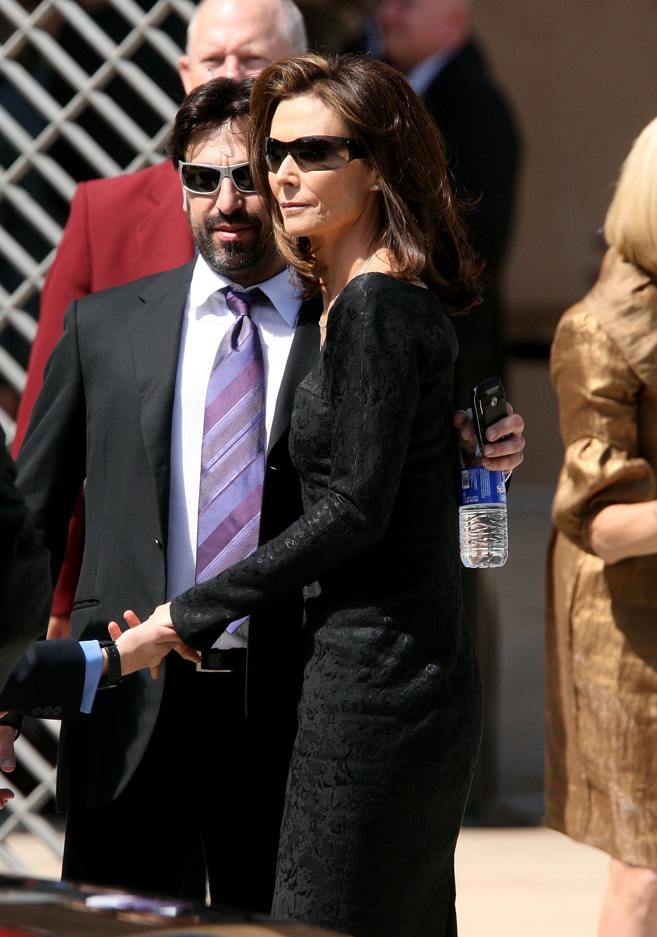 Kate Jackson at Farrah Fawcett's funeral service on June 30, 2009, in Los Angeles, California. | Source: Getty Images