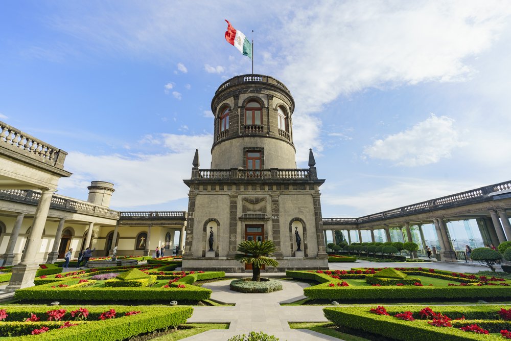 Castillo de Chapultepec. Fuente: Shutterstock Castillo de Chapultepec. Fuente: Shutterstock