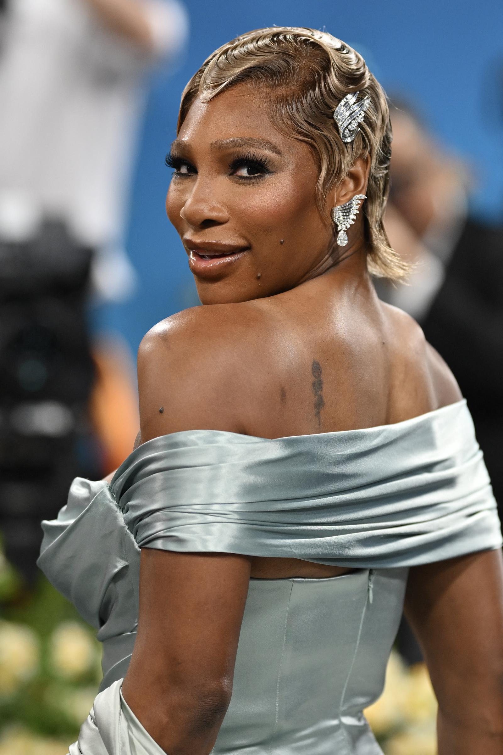 Former tennis player Serena Williams arrives for the 2025 Met Gala | Source: Getty Images