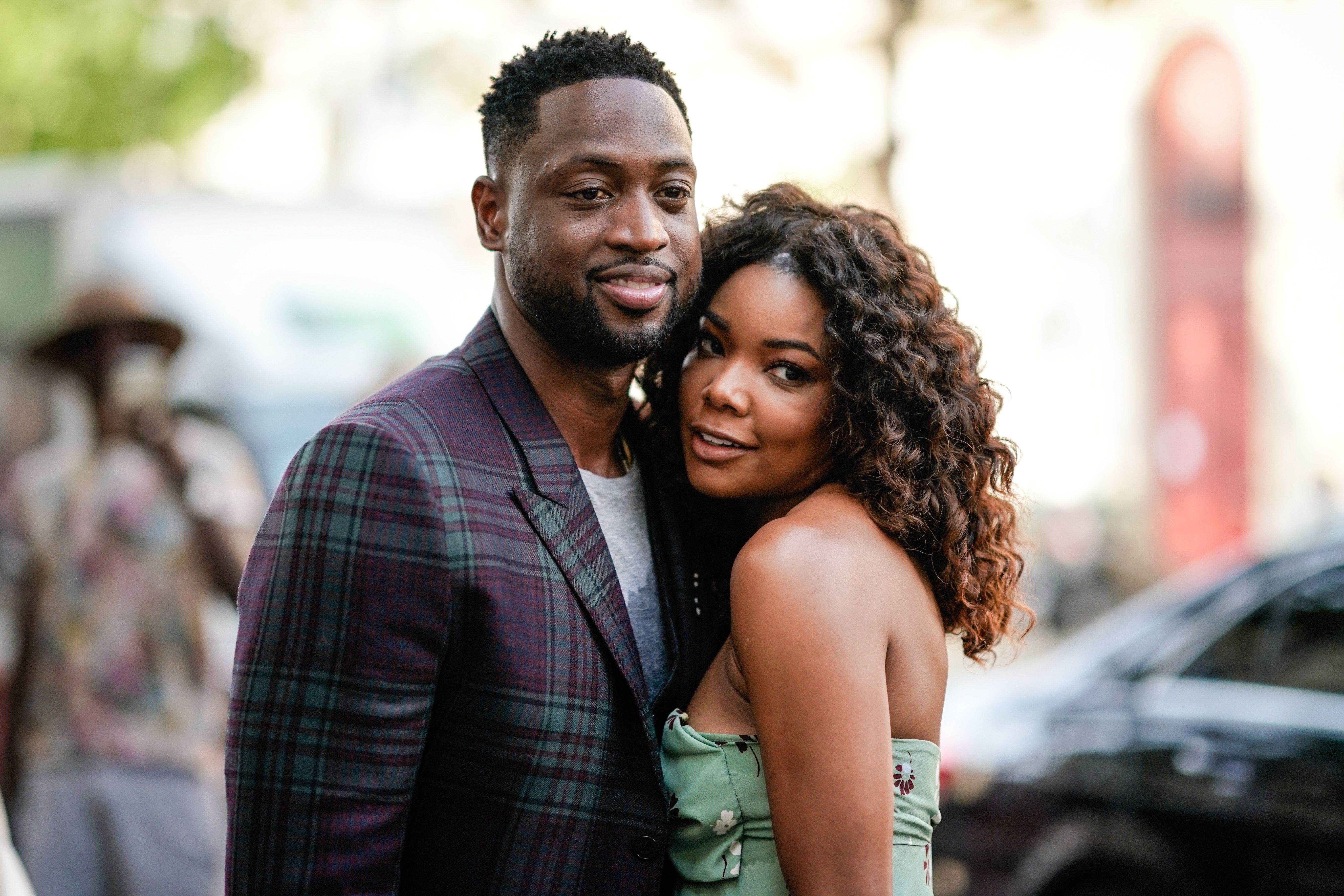 Dwyane Wade and Gabrielle Union seen outside the Valentino show during Paris Fashion Week - Menswear Spring/Summer 2018. | Photo: Getty Images