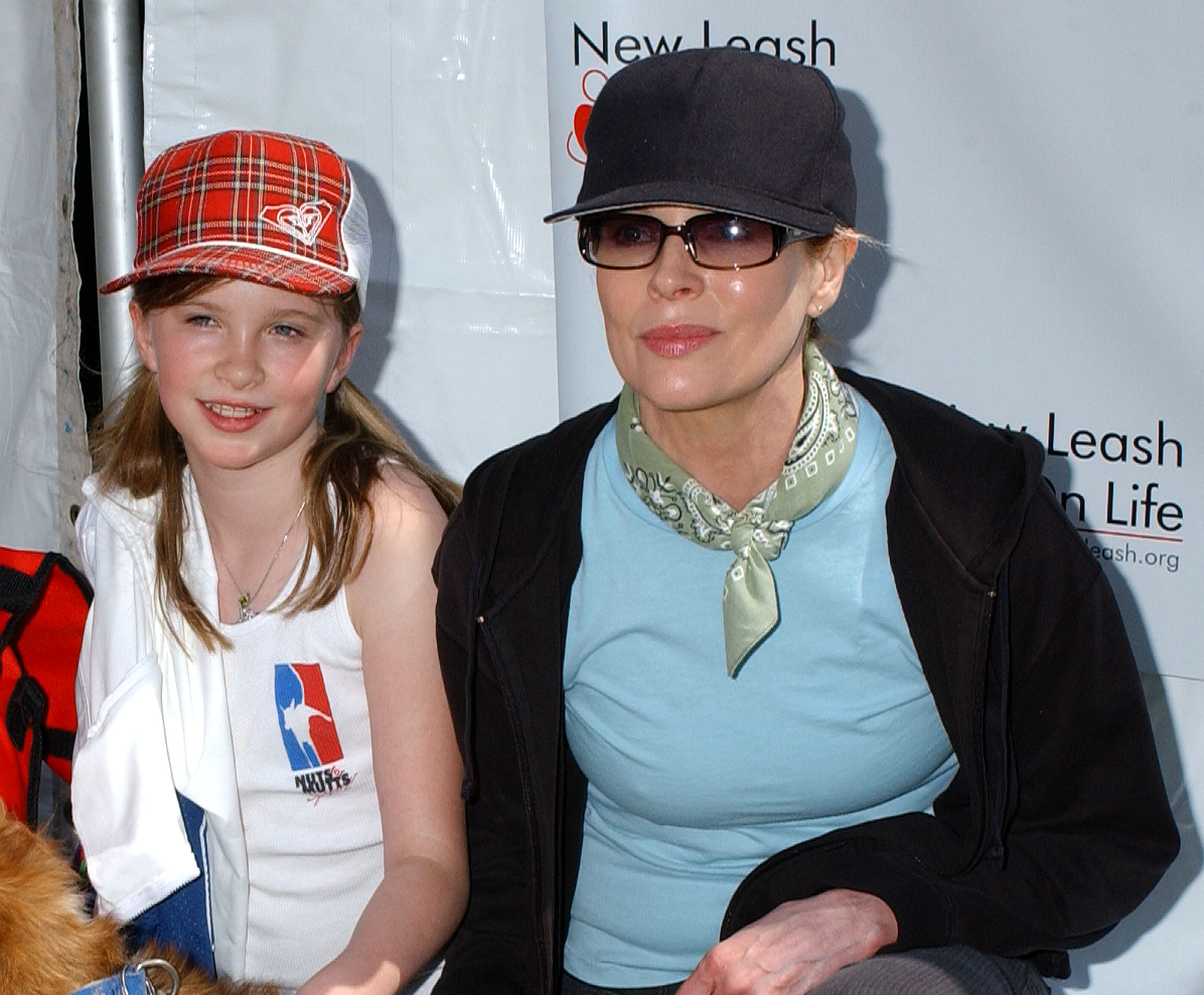 Kim Basinger and Ireland Baldwin photographed during the Nuts for Mutts celebrity-judged dog show at Pierce College on April 3, 2005 in Woodland Hills, California | Source: Getty Images
