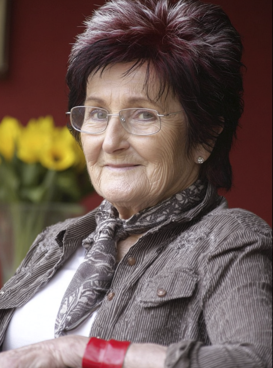 Sharon Osbourne via AI | Source: Midjourney