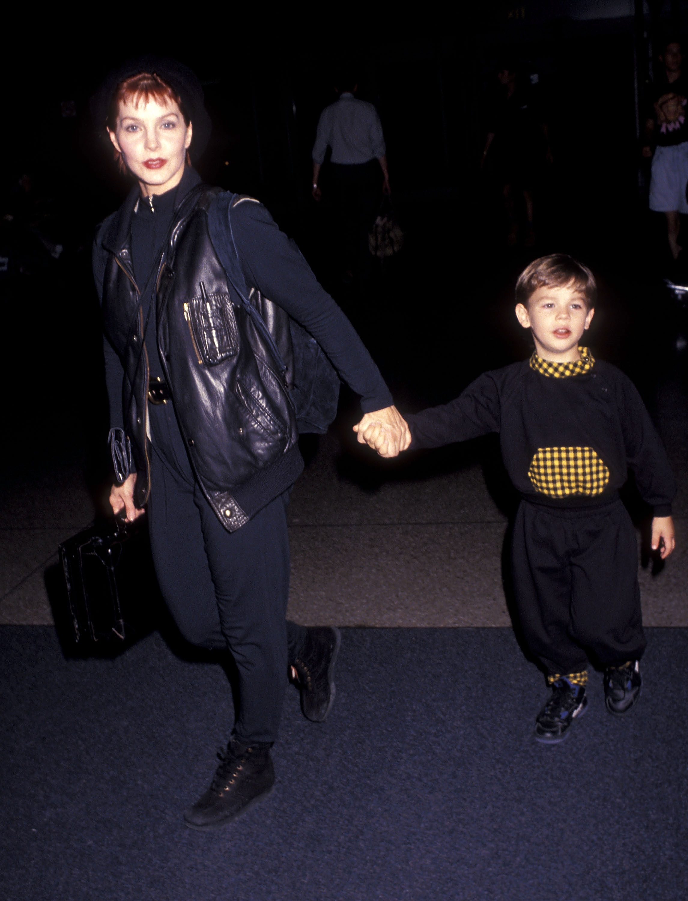 Priscilla Presley and Navarone Garibaldi, 1991 | Source: Getty Images
