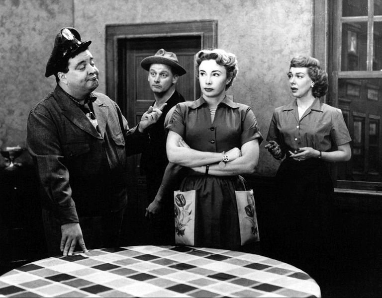 Photo of the full cast of "The Honeymooners." | Source: Getty Images 
