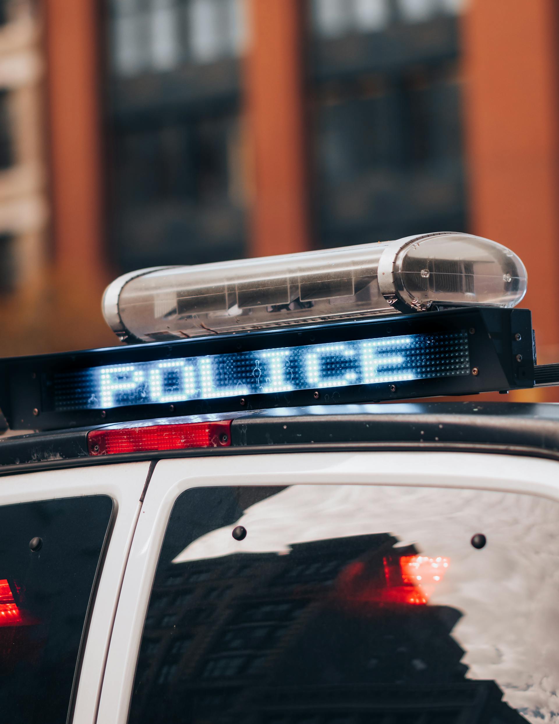 Close-up shot of a police car | Source: Pexels