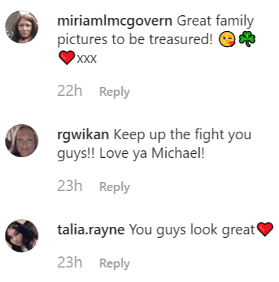 Fan comments on social media | Instagram: @tracy.pollan