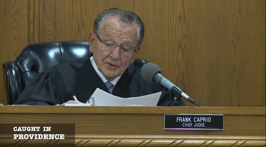 Judge Frank Caprio speaking during the court proceeding | Source: Youtube/ Caught In Providence