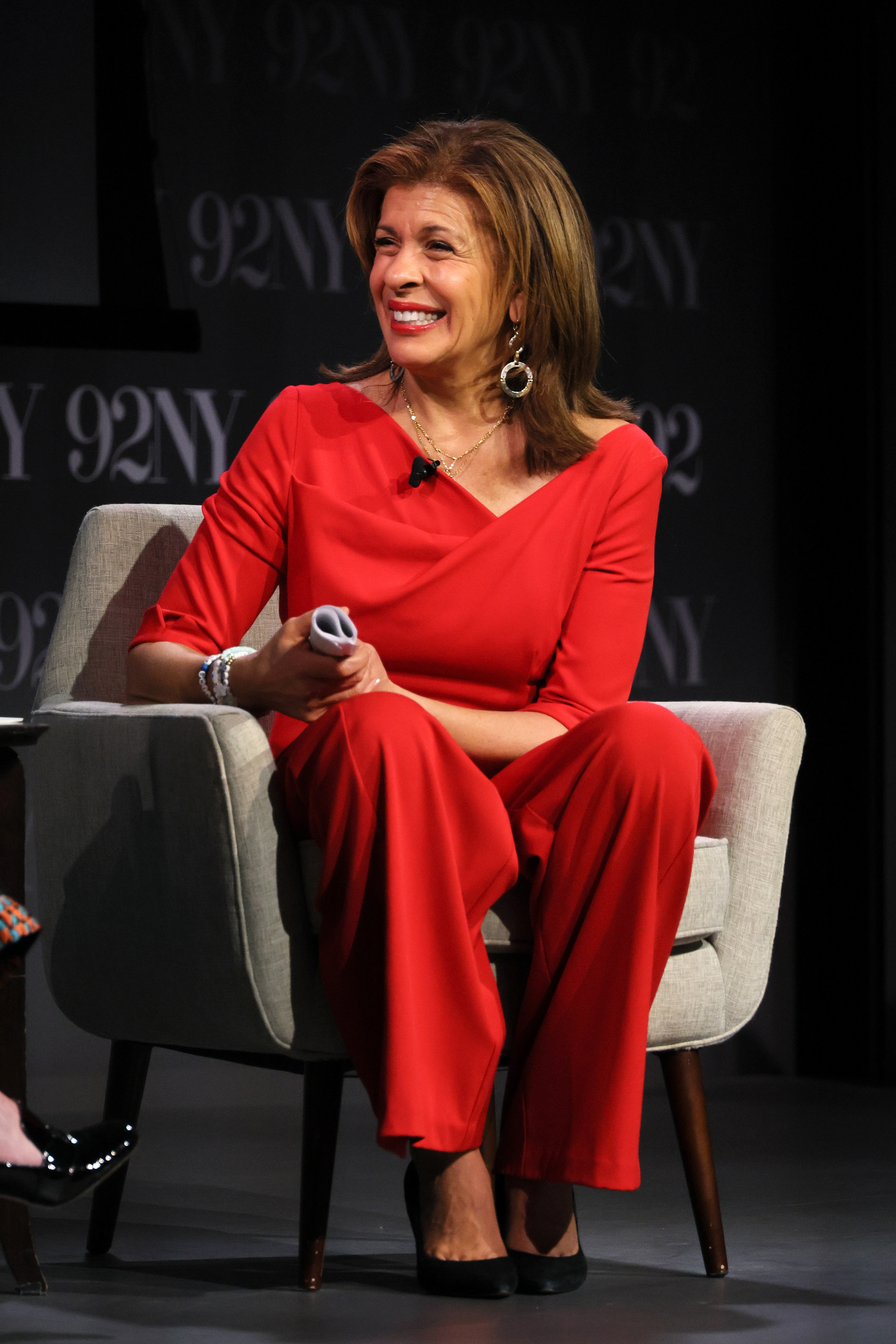 Hoda Kotb on stage during Savannah Guthrie In Conversation With Hoda Kotb: Reflections On Faith in New York in 2024 | Source: Getty Images