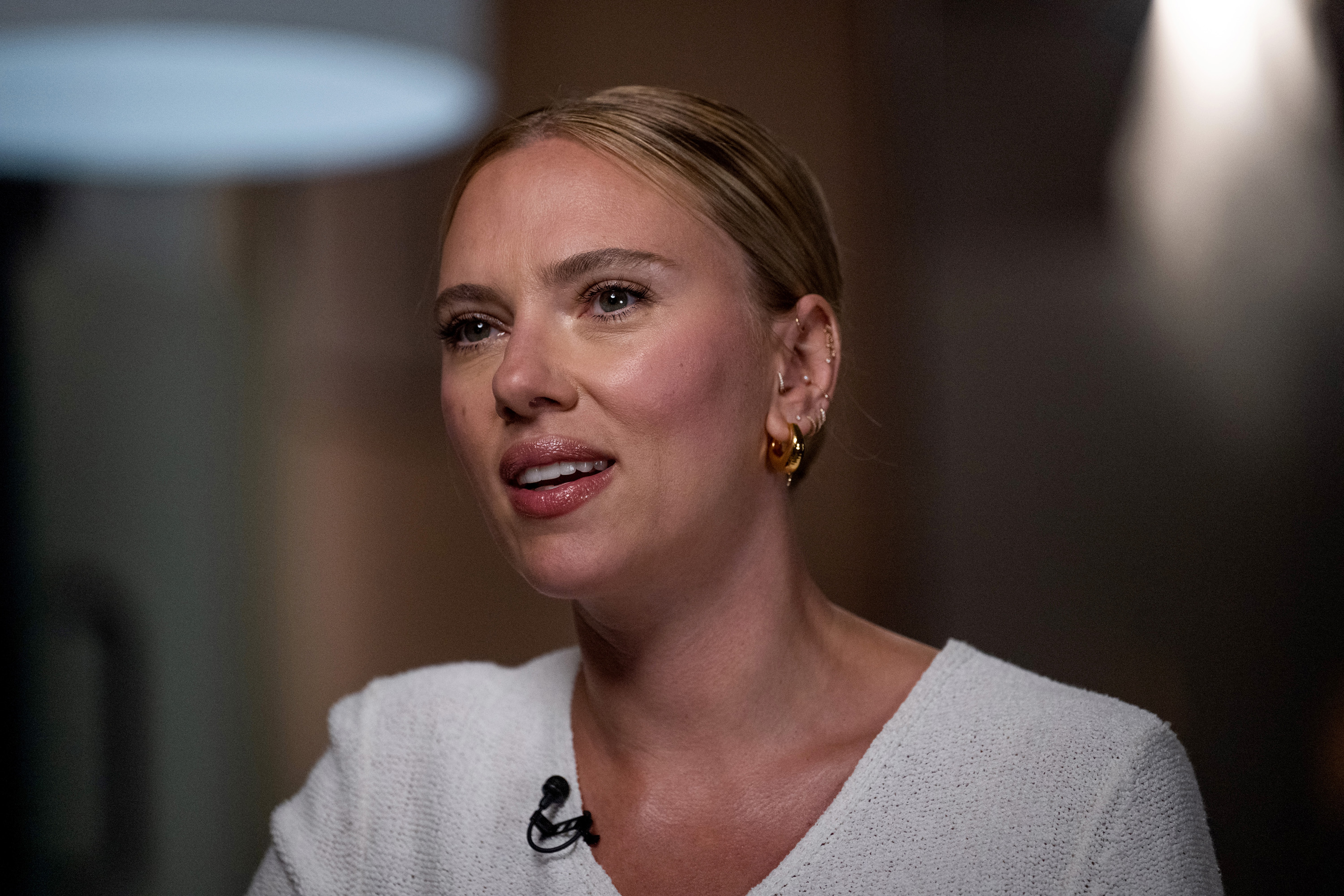 Scarlett Johansson in "TODAY with Willie Geist" on June 18, 2023. | Source: Getty Images