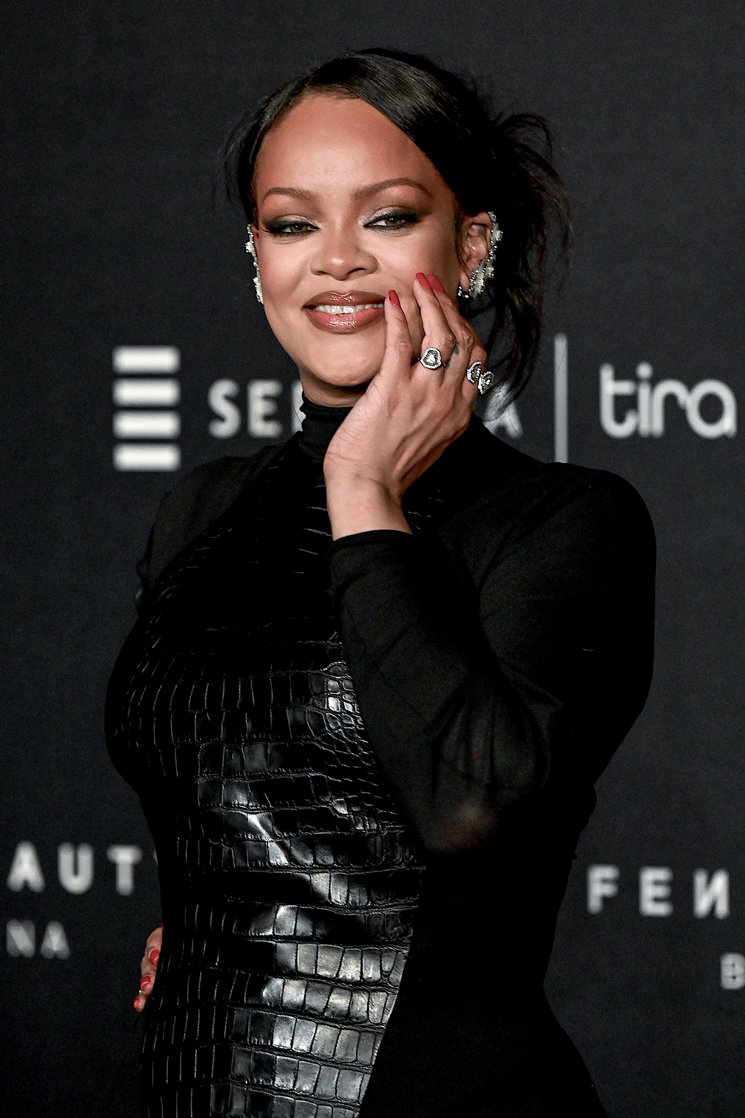 This concert became a rare public outing for Rihanna's youngest daughter as well as a return to the stage for the singer. Before Rihanna performed, a video of Rocki Irish Mayers arriving with A$AP Rocky sparked discussion about the toddler's brief gesture toward the crowd. | Source: Getty Images