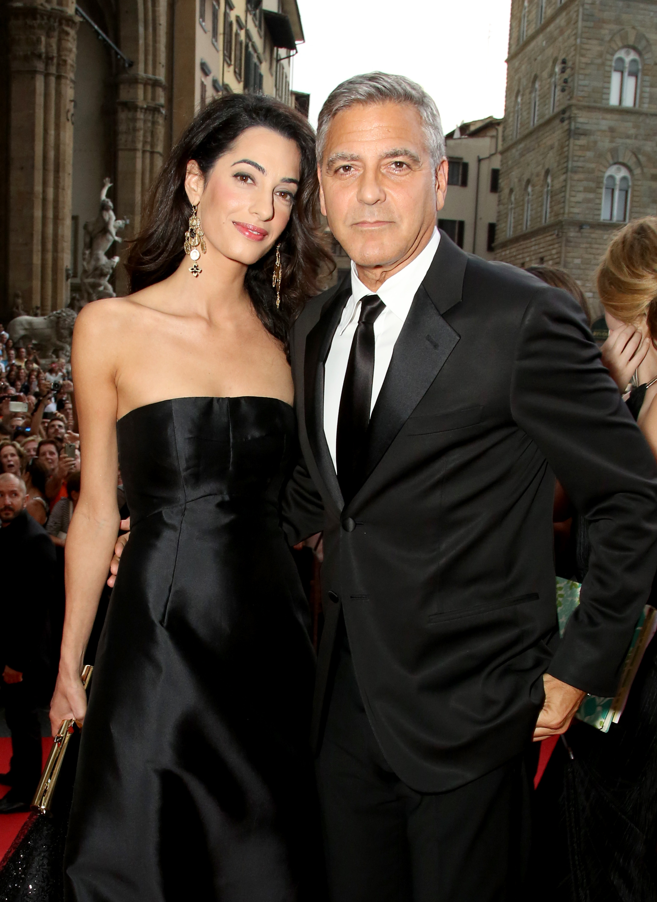 Amal and George Clooney in Florence, Italy in 2014 | Source: Getty Images