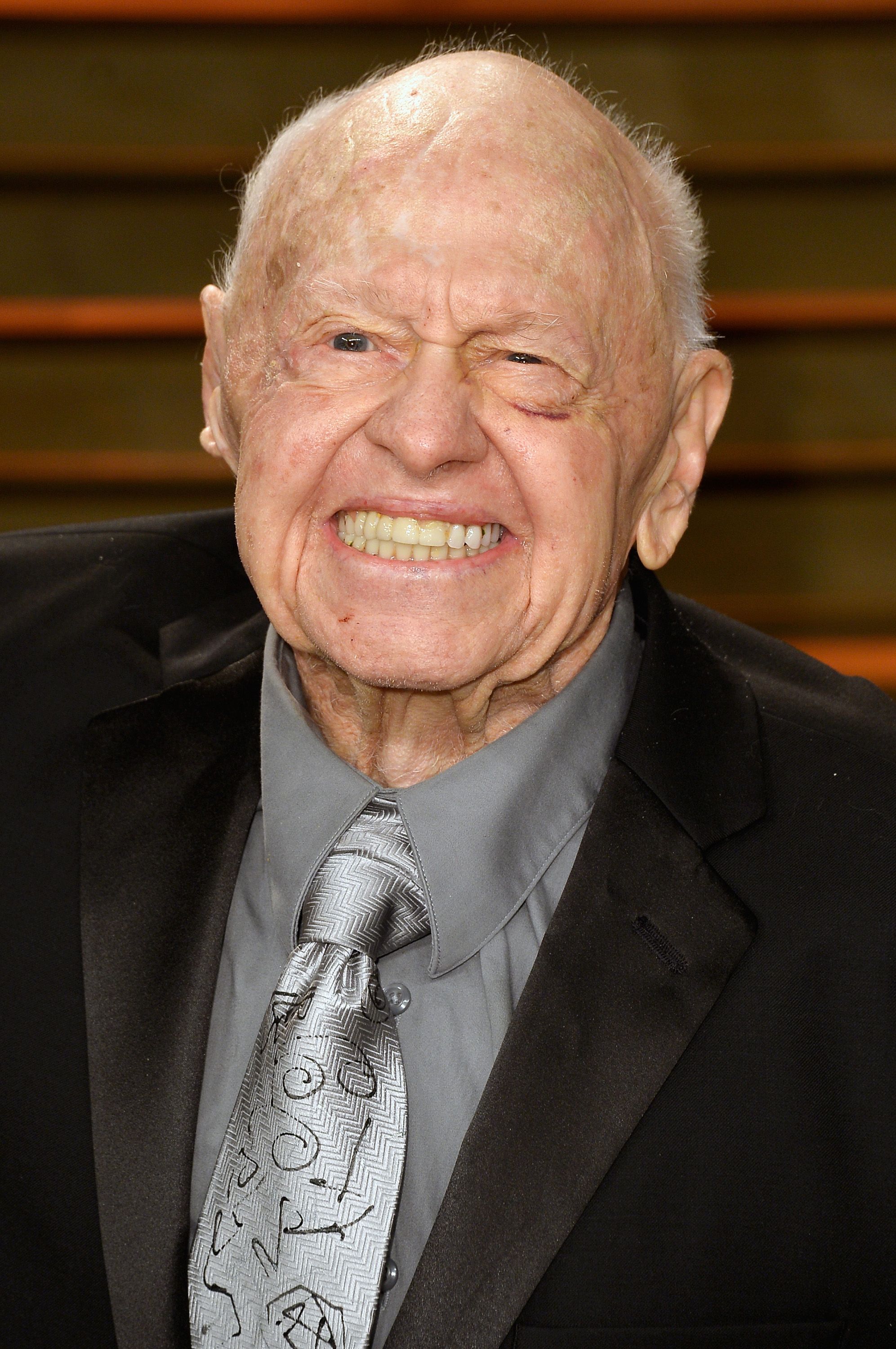 Mickey Rooney at the Vanity Fair Oscar Party hosted by Graydon Carter on March 2, 2014 | Photo: Getty Images