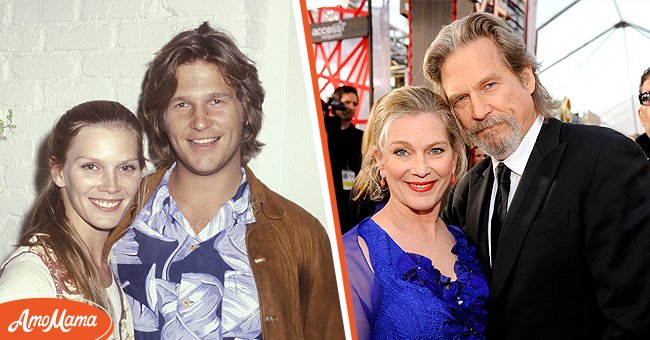 Jeff Bridges smiling in a photo with his wife Susan Geston. | Photo: Getty Images