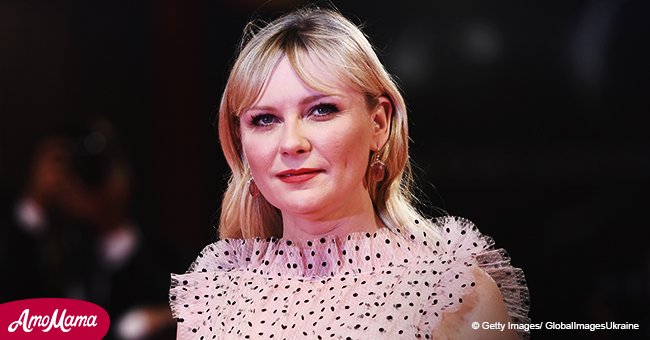 Kirsten Dunst looks radiant in red dress showing off baby bump while out to lunch