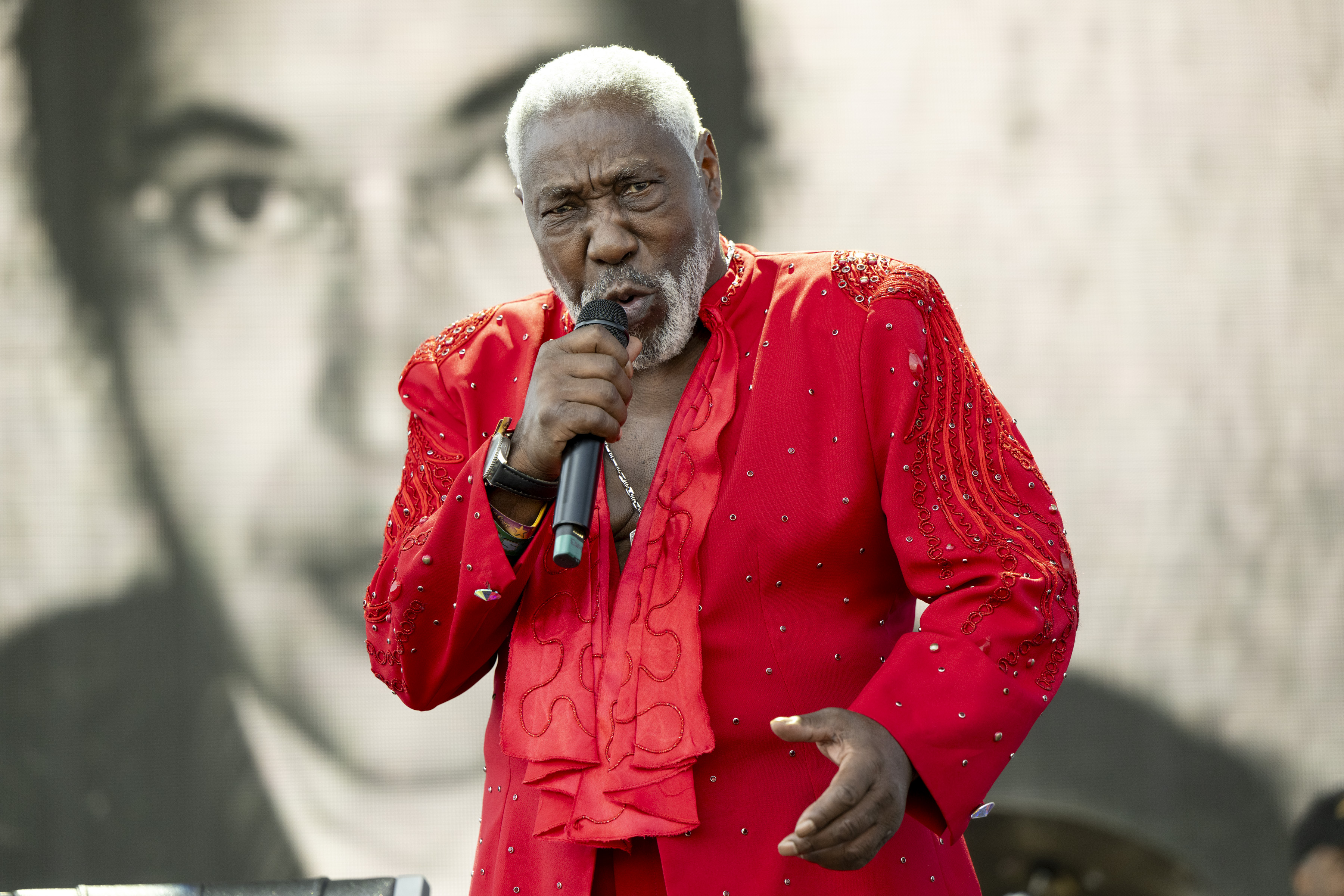 Eddie Levert on August 31, 2024, in Inglewood, California | Source: Getty Images