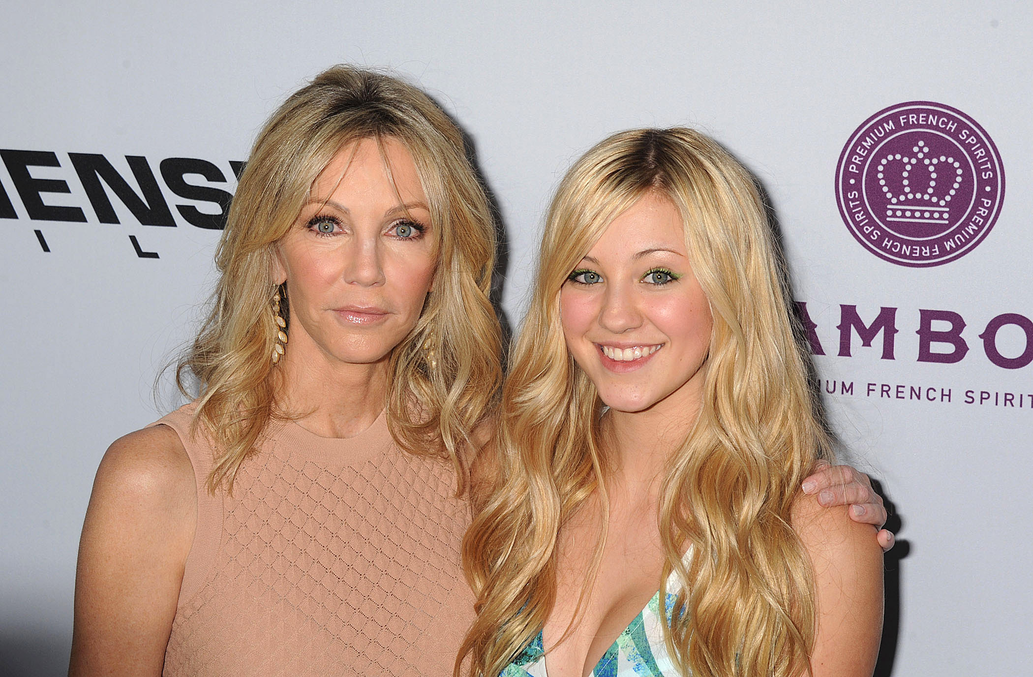 Heather Locklear and Ava Sambora attend the "Scary Movie V" premiere on April 11, 2013 in Hollywood, California | Source: Getty Images