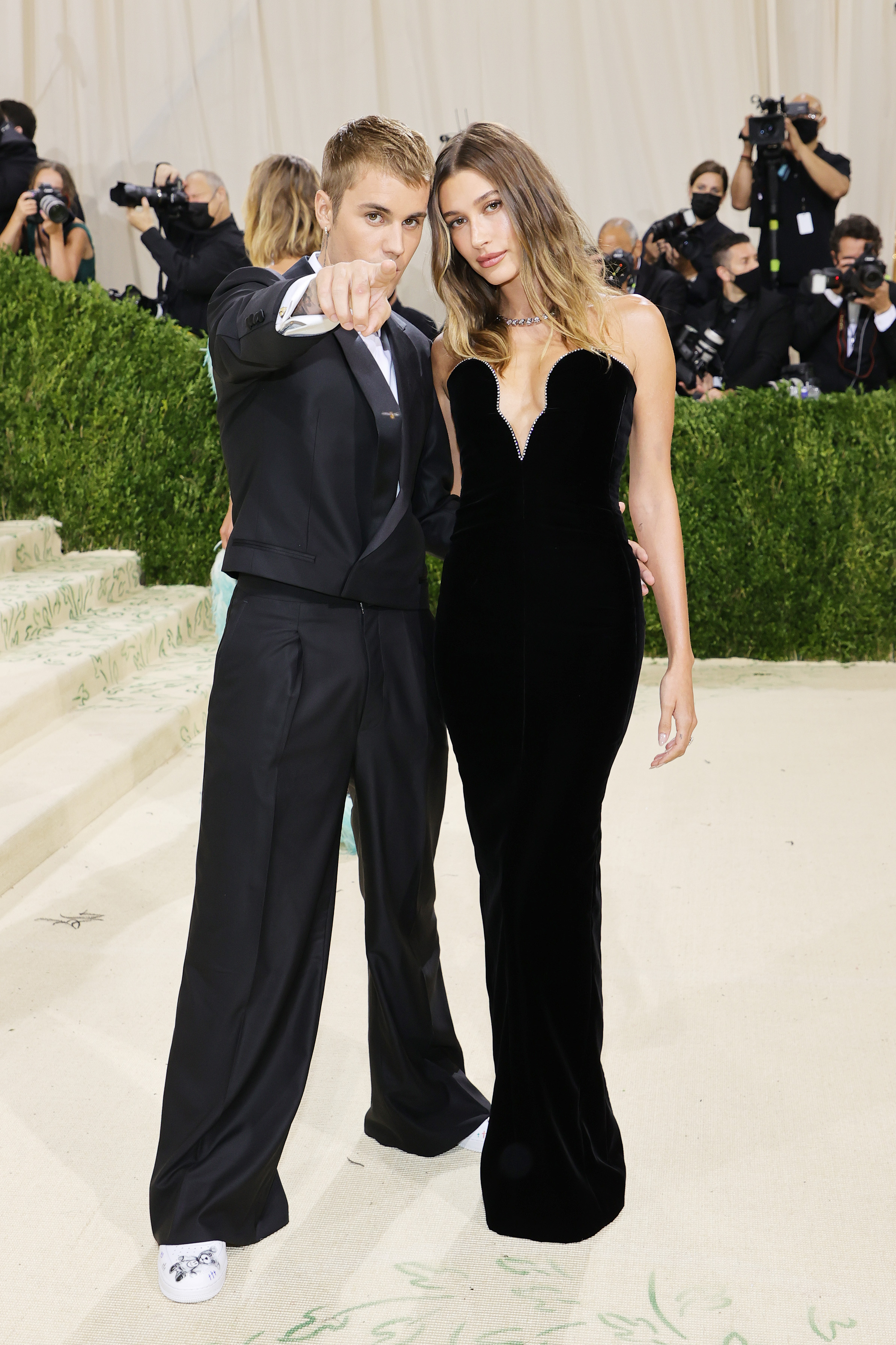 Justin and Hailey Bieber attend the 2021 Met Gala on September 13, 2021 in New York City | Source: Getty Images