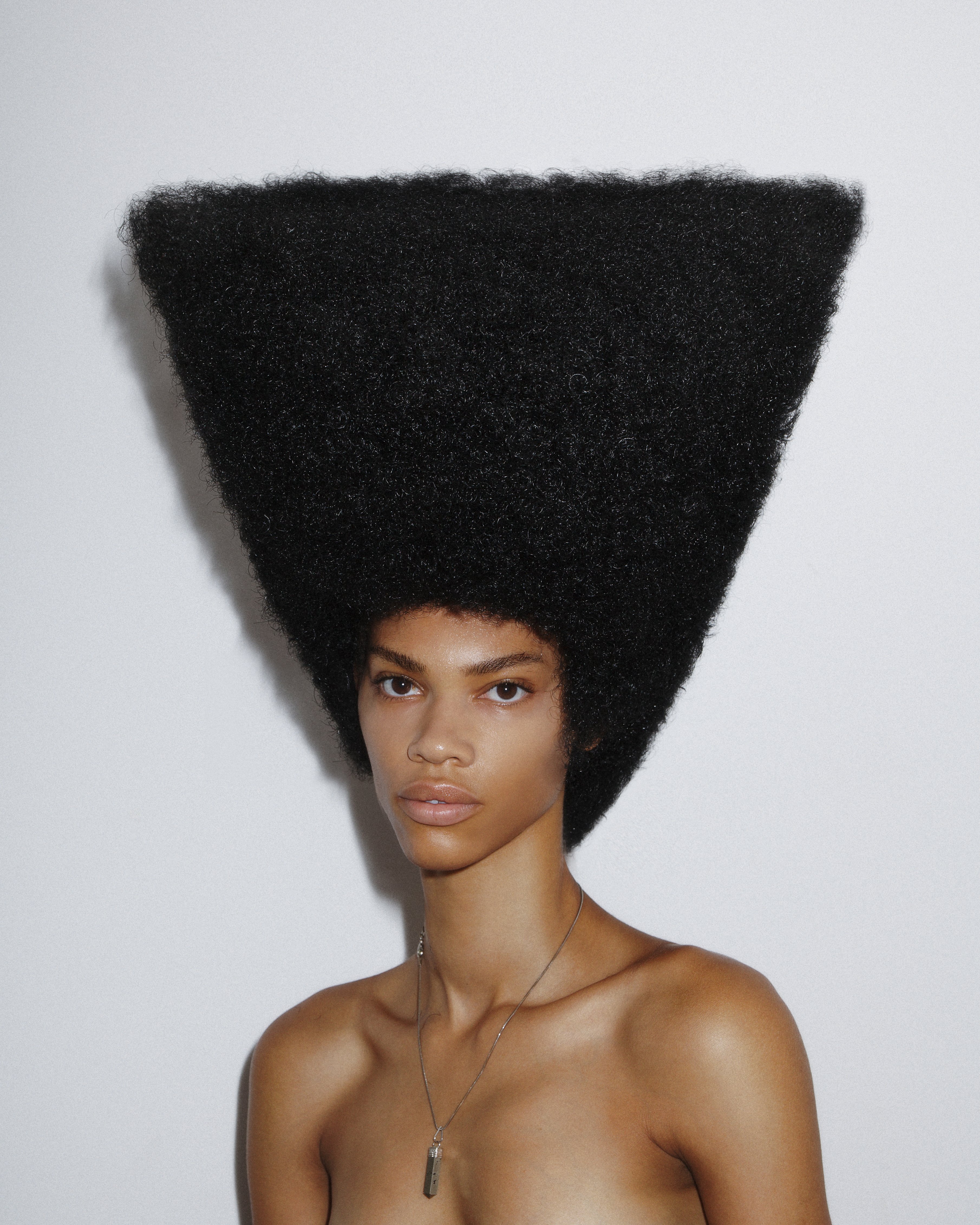 Style de cheveux réalisé par le coiffeur Charlie le Mindu. | Photo : Getty Images