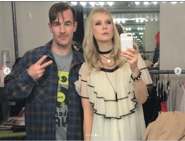 James Van Der Beek and Erin Fetherston, from a post dated February 11, 2025 | Source: Instagram/erinfetherston