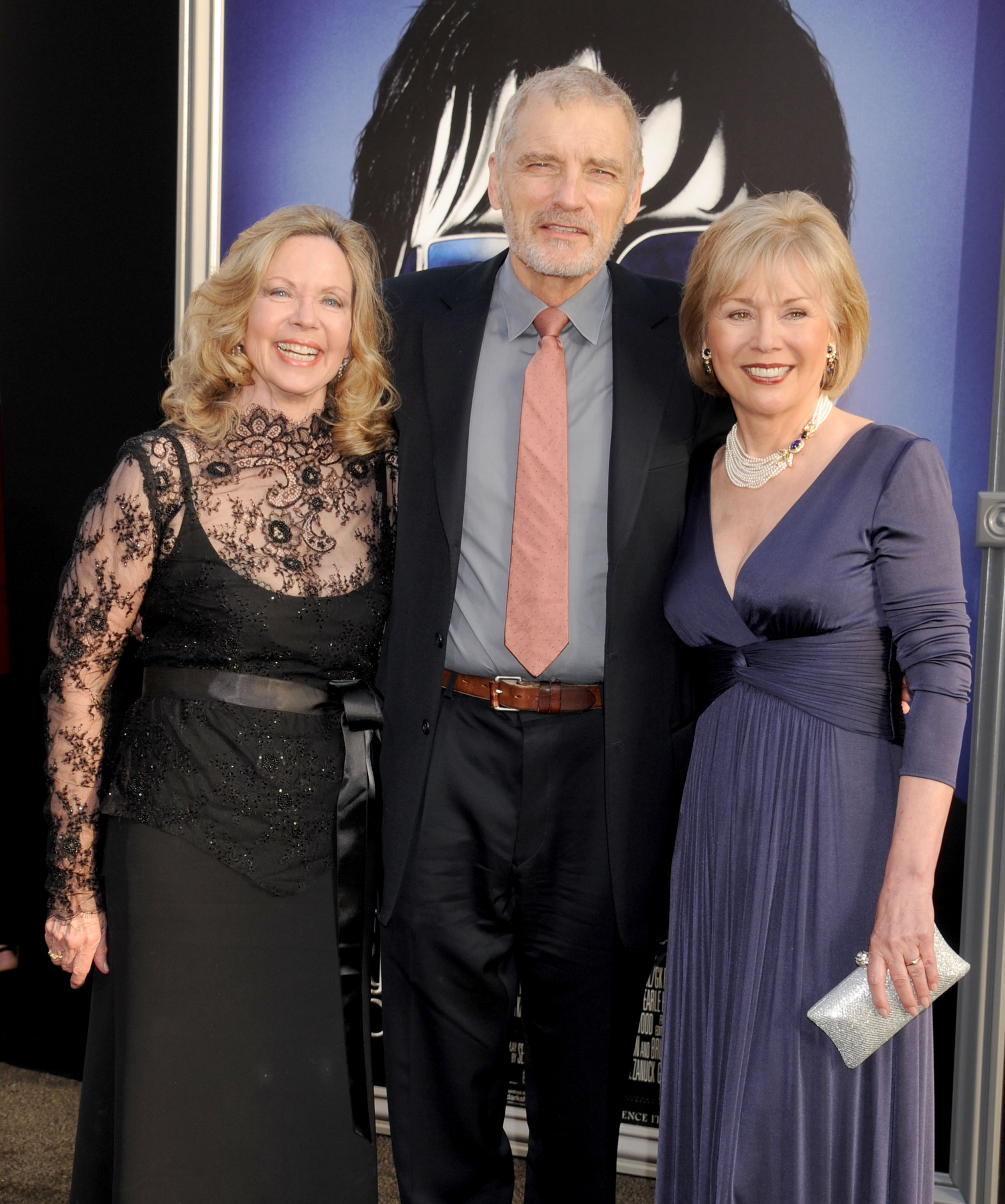 Lara Parker, David Selby, and Kathryn Leigh Scott in Hollywood, California on May 7, 2012 | Source: Getty Images