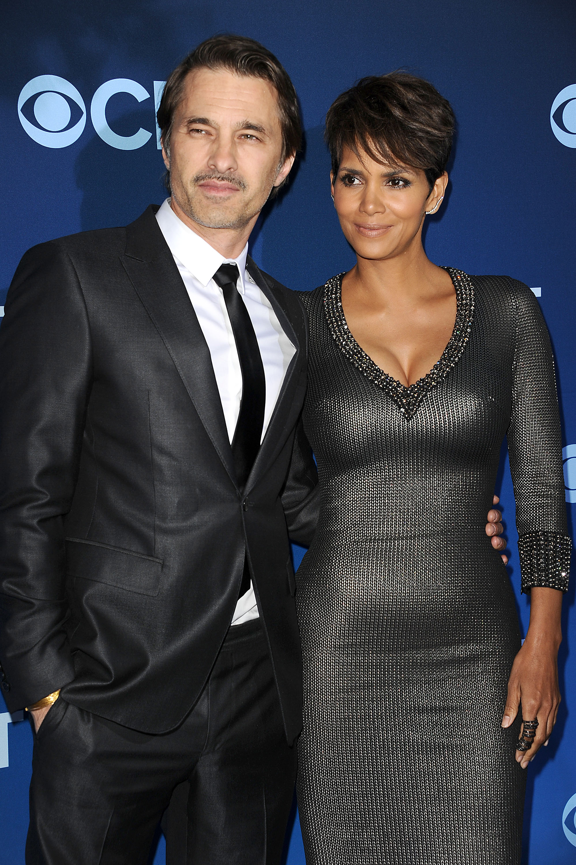 Olivier Martinez and Halle Berry attend the premiere of "Extant" at the California Science Center in Los Angeles, California, on June 16, 2014 | Source: Getty Images