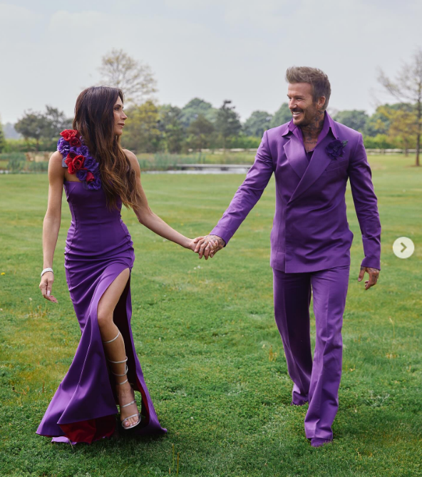 Victoria and David Beckham celebrate their anniversary in a post dated July 4, 2024 | Source: Instagram/victoriabeckham