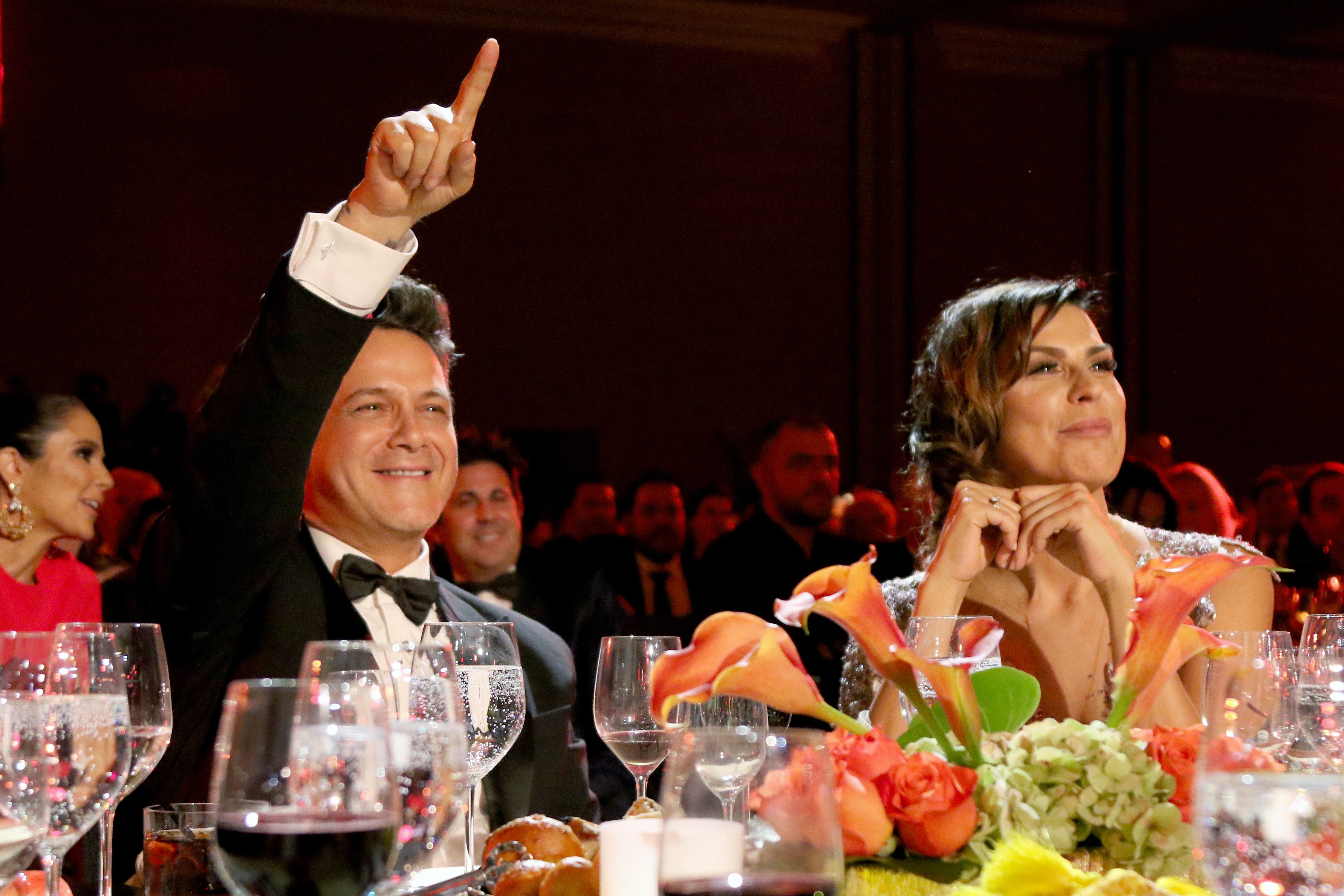 Alejandro Sanz y Raquel Perera en 2017 || Fuente: Getty Images Alejandro Sanz y Raquel Perera en 2017 || Fuente: Getty Images