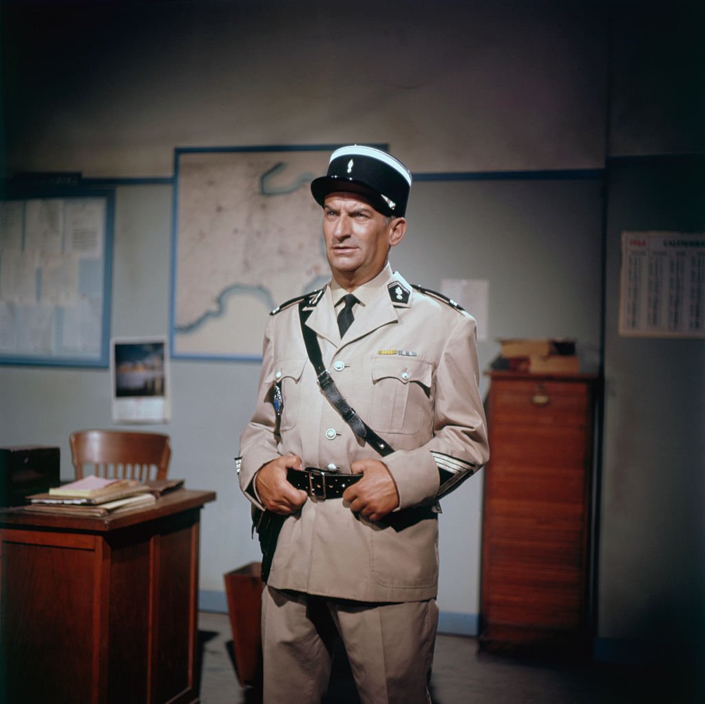 Louis de Funès sur le tournage du "Gendarme de Saint-Tropez" | Photo : Getty Images