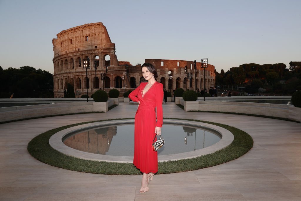 Catherine Zeta Jones attends the Cocktail at Fendi Couture Fall Winter 2019/2020 in Rome, Italy | Photo: Getty Images