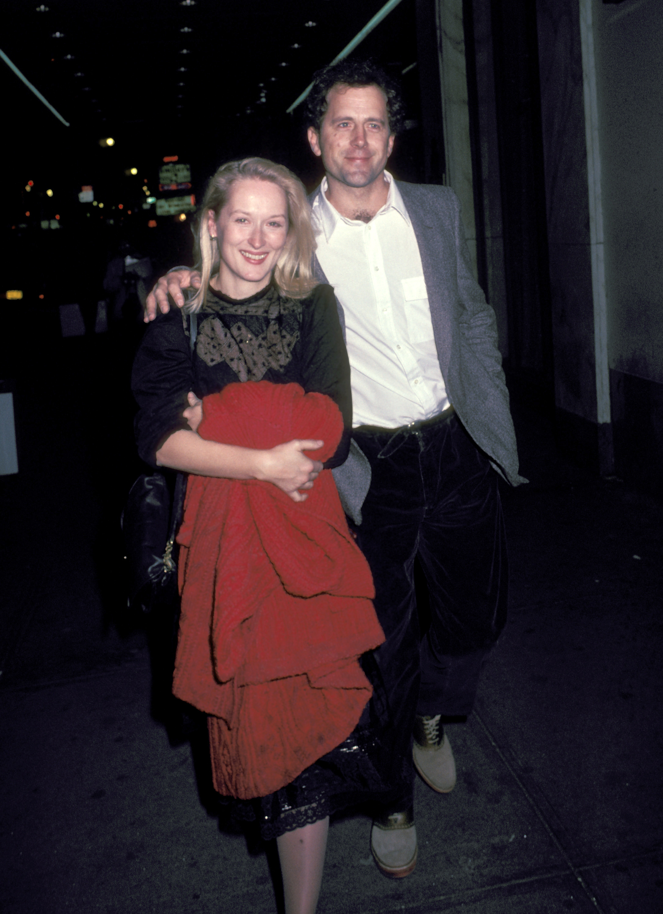 Meryl Streep and Donald Gummer during Opening of "Crimes of the Heart" at John Golden Theatre on November 11, 1981 in New York City. | Source: Getty Images