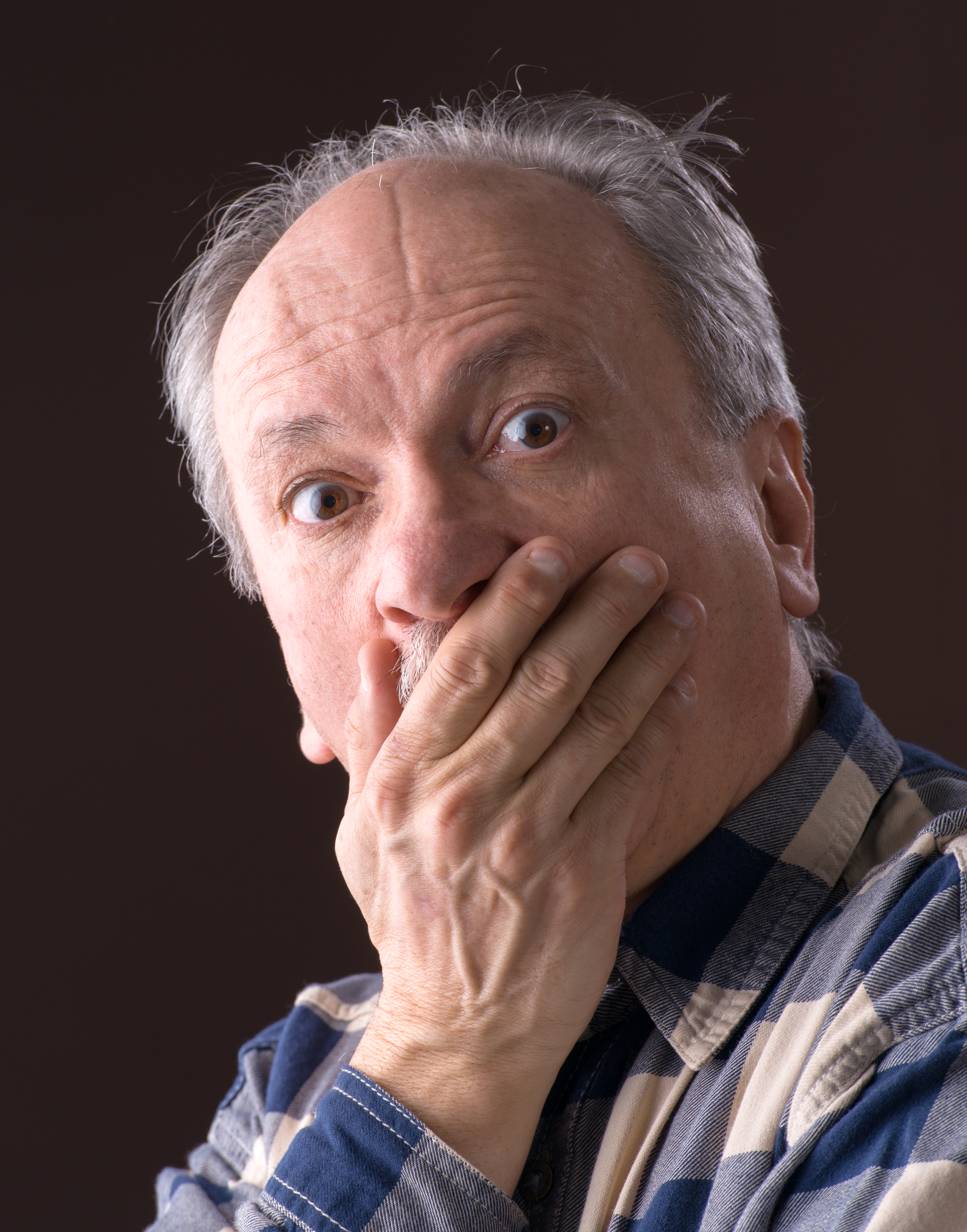 A shocked elderly man | Source: Getty Images