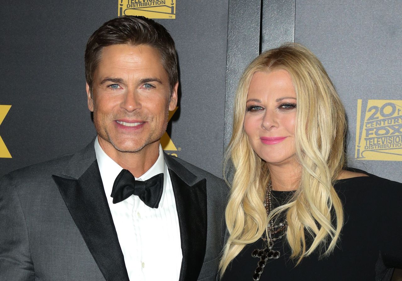 Rob Lowe and Sheryl Berkoff at the Fox and FX's 2016 Golden Globe Awards Party on January 10, 2016 in Beverly Hills, California | Photo: Getty Images