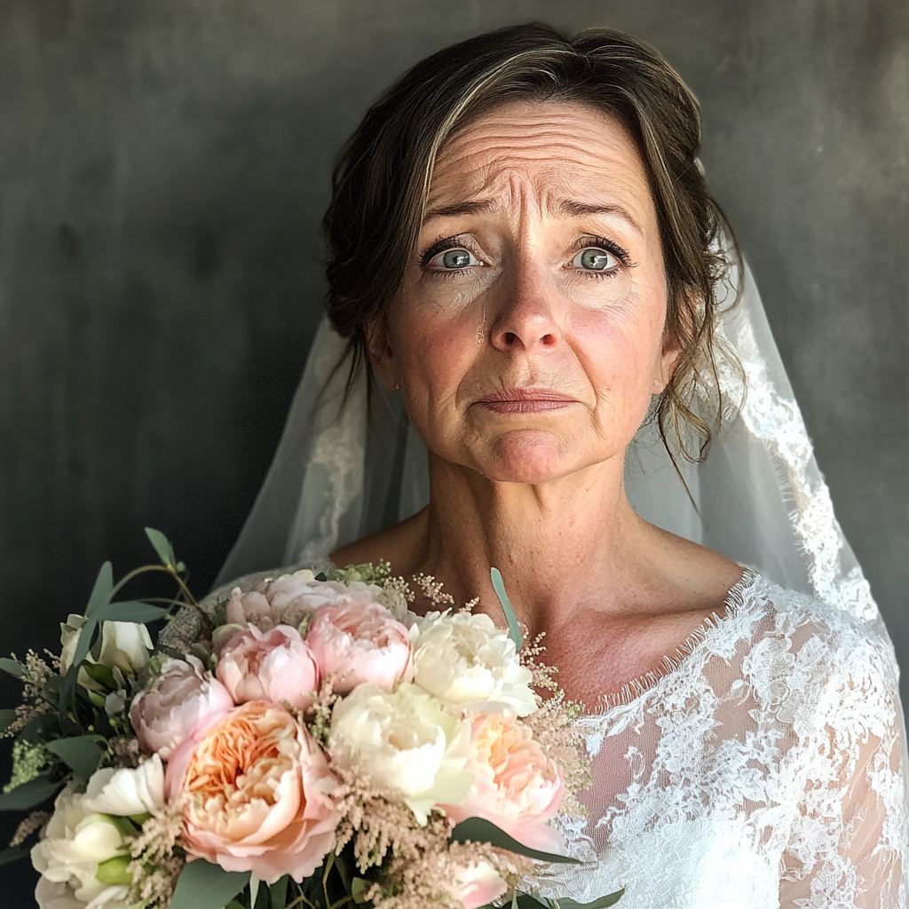 An upset bride | Source: Midjourney