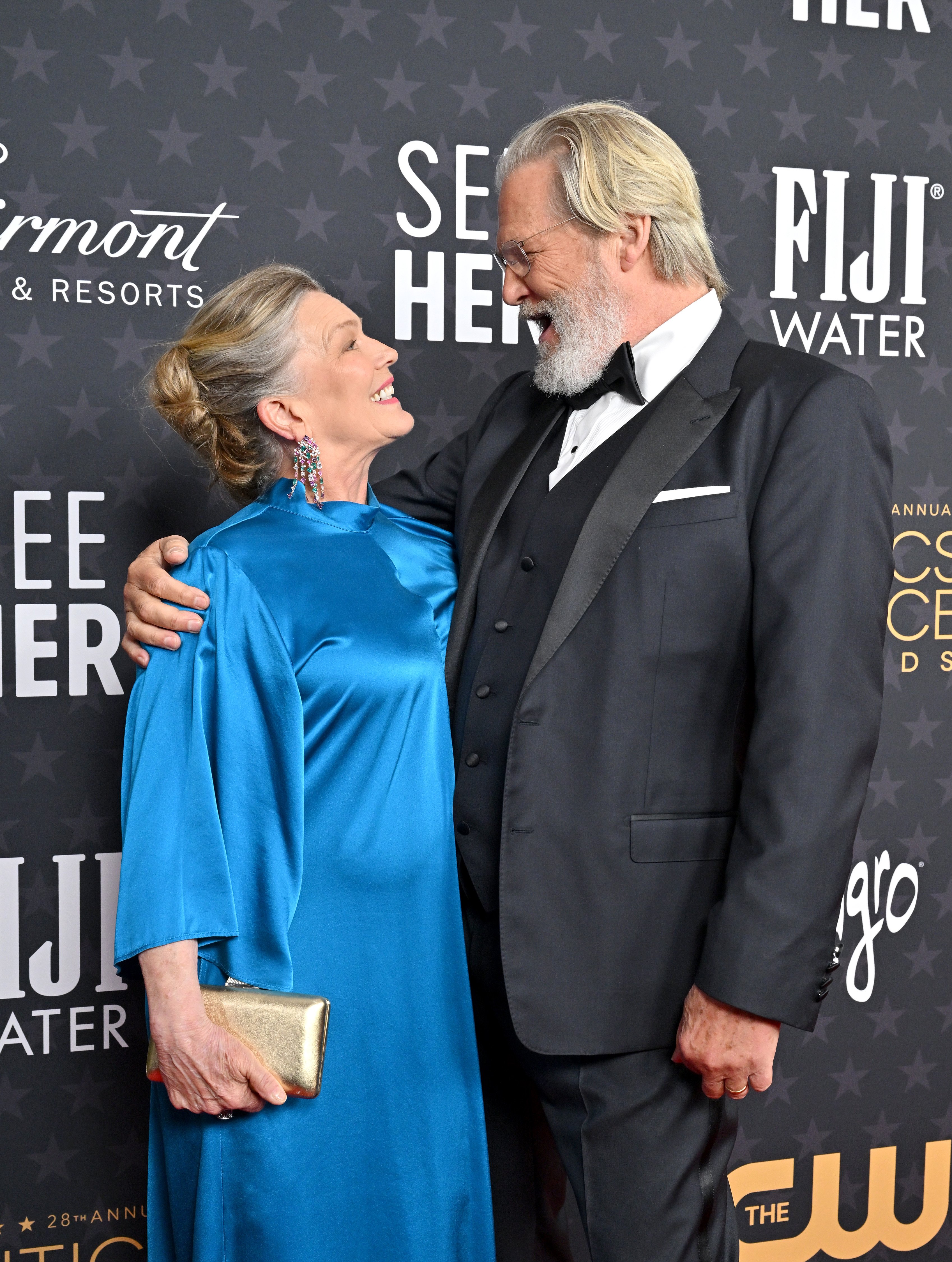 Susan Bridges and Jeff Bridges at Fairmont Century Plaza on January 15, 2023 in Los Angeles, California | Source: Getty Images