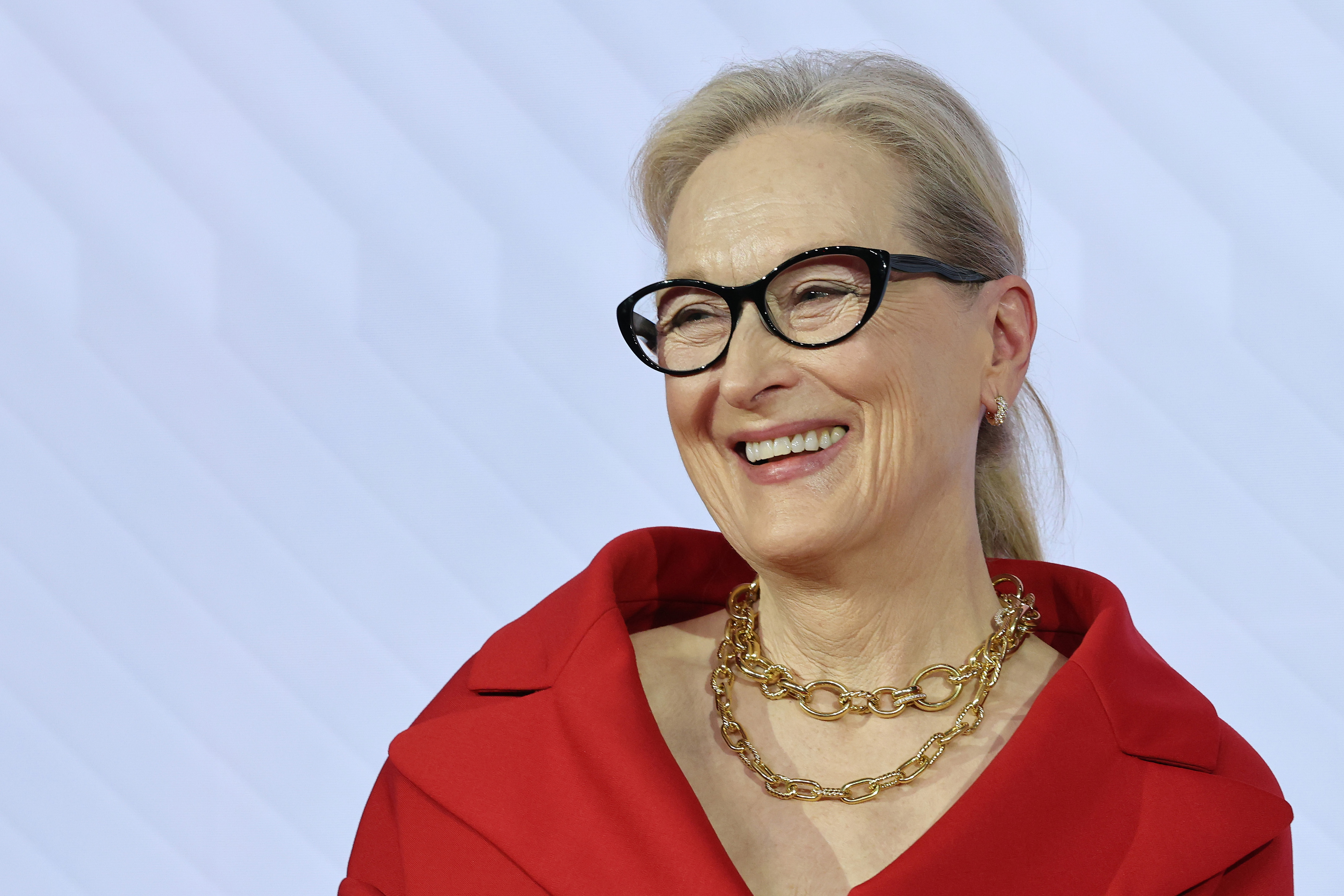 Meryl Streep attends the press conference for the movie "The Devil Wears Prada 2" at the Four Seasons on April 8, 2026 in Seoul, South Korea | Source: Getty Images