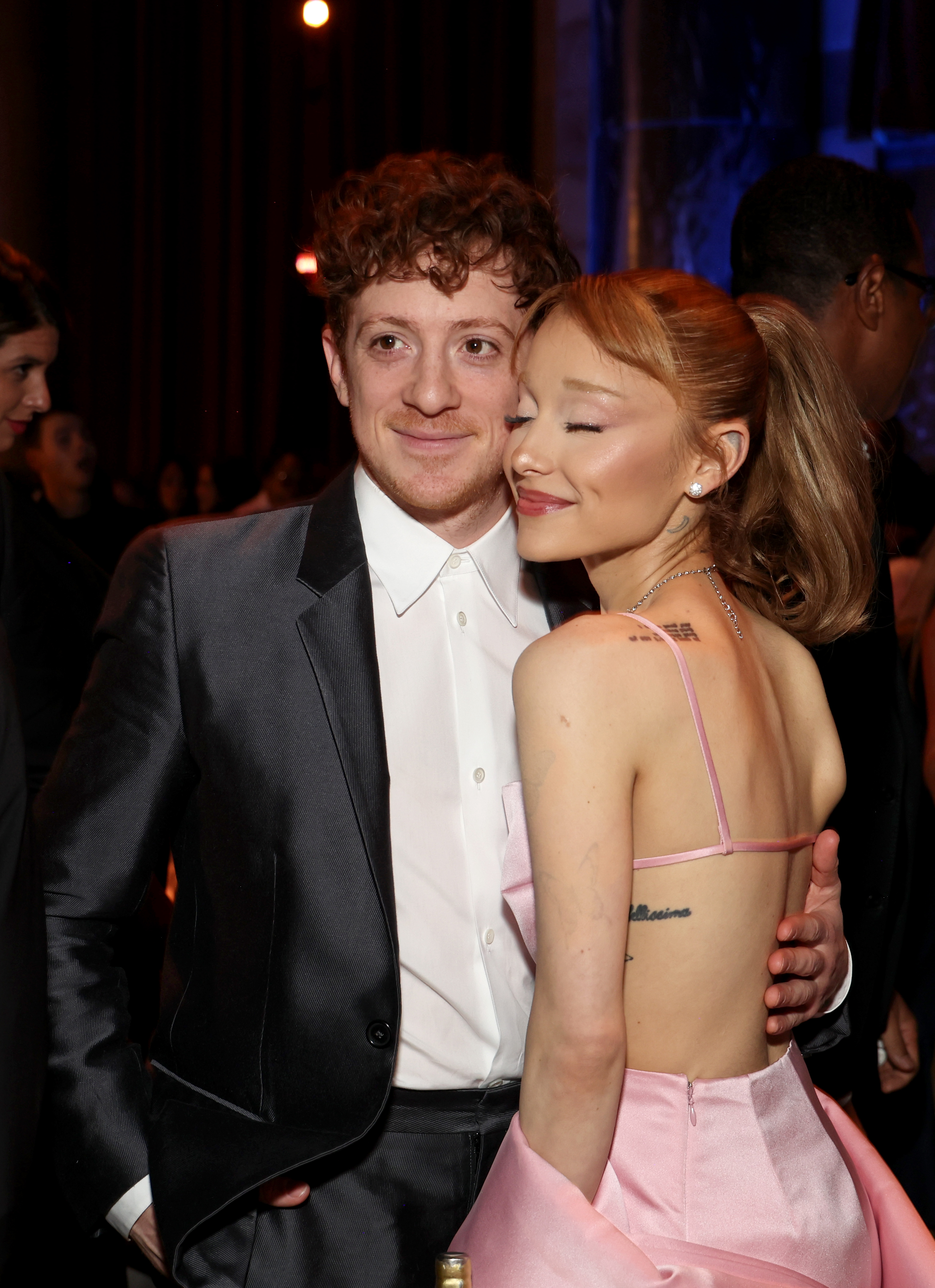 Ethan Slater and Ariana Grande at The National Board of Review Annual Awards Gala on January 7, 2025, in New York. | Source: Getty Images