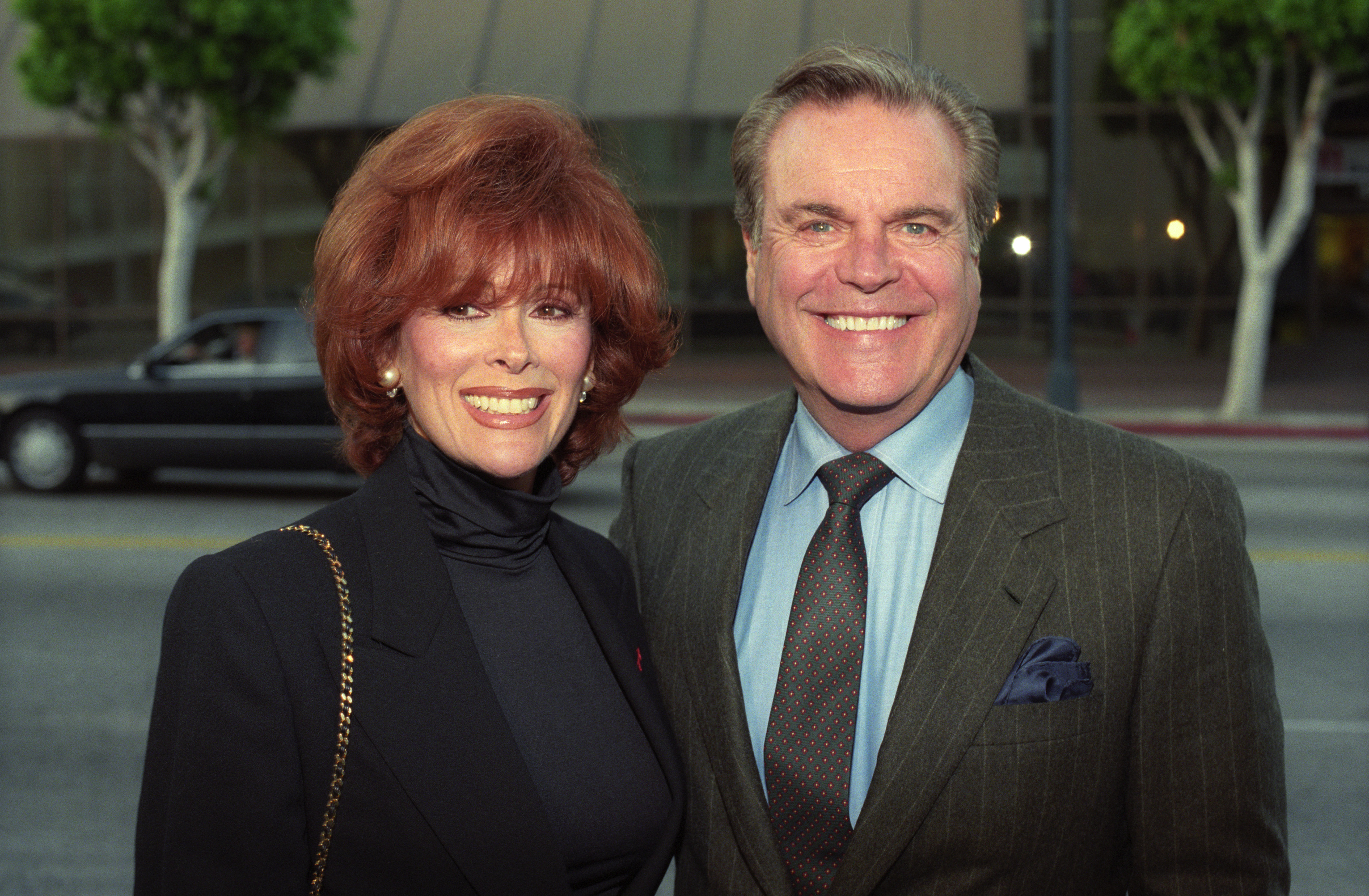 Jill St. John and Robert Wagner in Los Angeles, California in 1997 | Source: Getty Images
