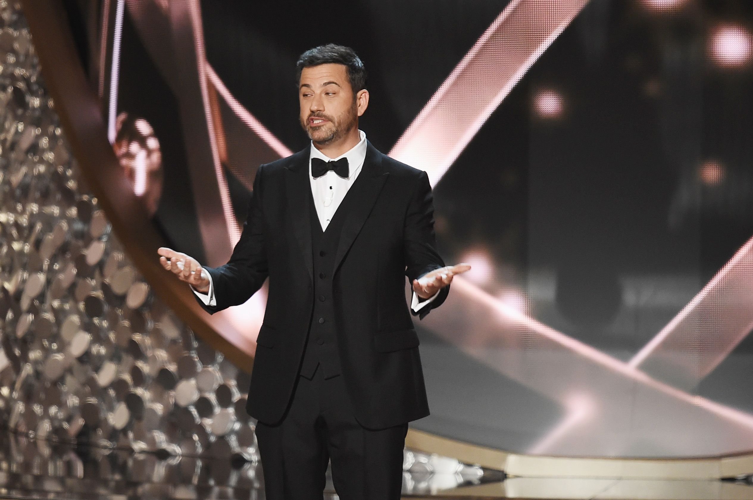 Jimmy Kimmel onstage at the 68th Annual Primetime Emmy Awards at Microsoft Theater on September 18, 2016 in Los Angeles, California. | Source: Getty Images