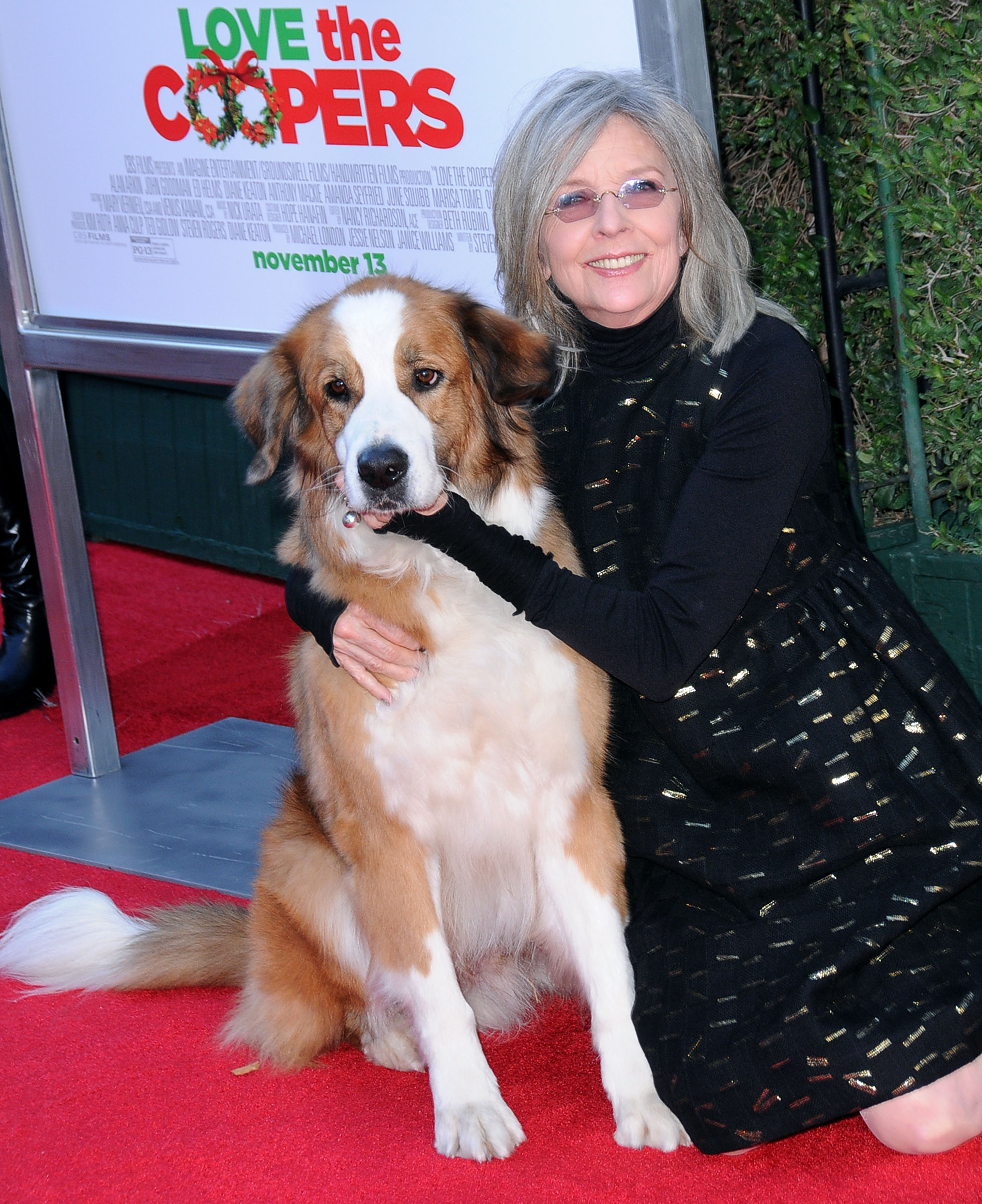 Diane Keaton attends the Premiere Of CBS Films' "Love The Coopers" in Los Angeles, California, on November 12, 2015. | Source: Getty Images