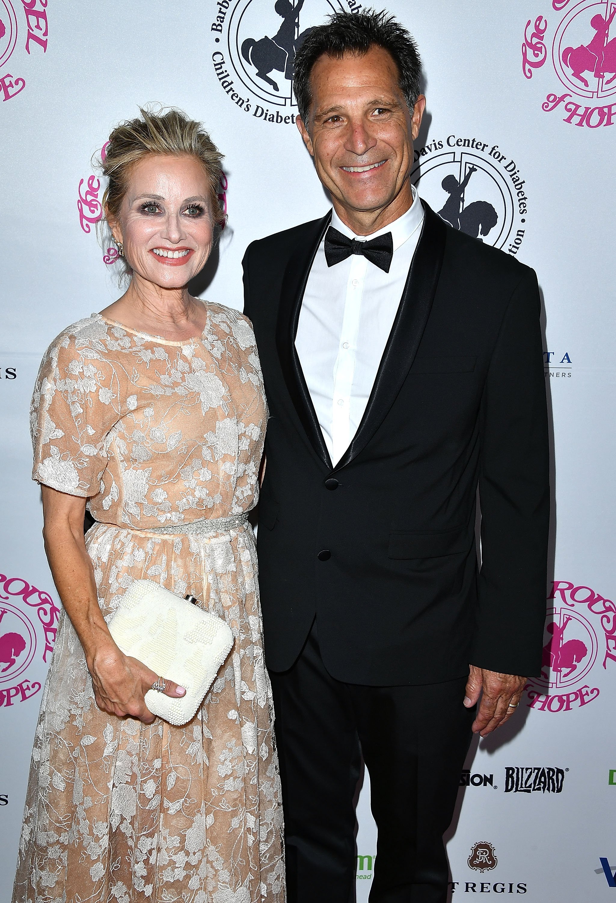 Maureen McCormick, Michael Cummings arrives at the 2016 Carousel Of Hope Ball at The Beverly Hilton Hotel on October 8, 2016 in Beverly Hills, California. | Source: Getty Images