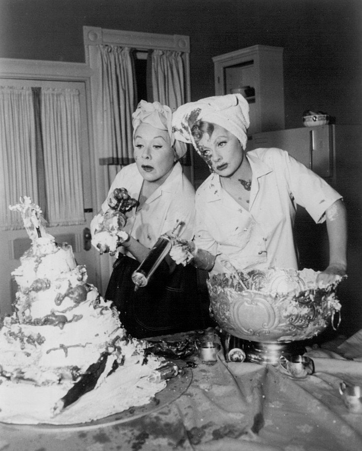 Vivian Vance and Lucille Ball from "The Lucy Show," circa 1960s | Photo: Wikimedia Commons
