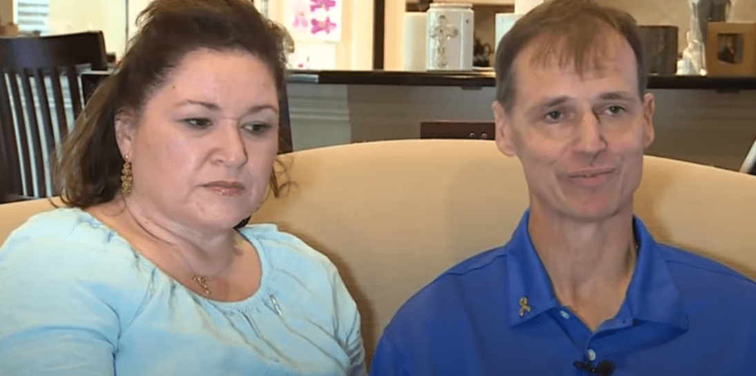 A  picture of the couple, Mitch and Crissy Finnie during the interview | Photo: youtube.com/kens5