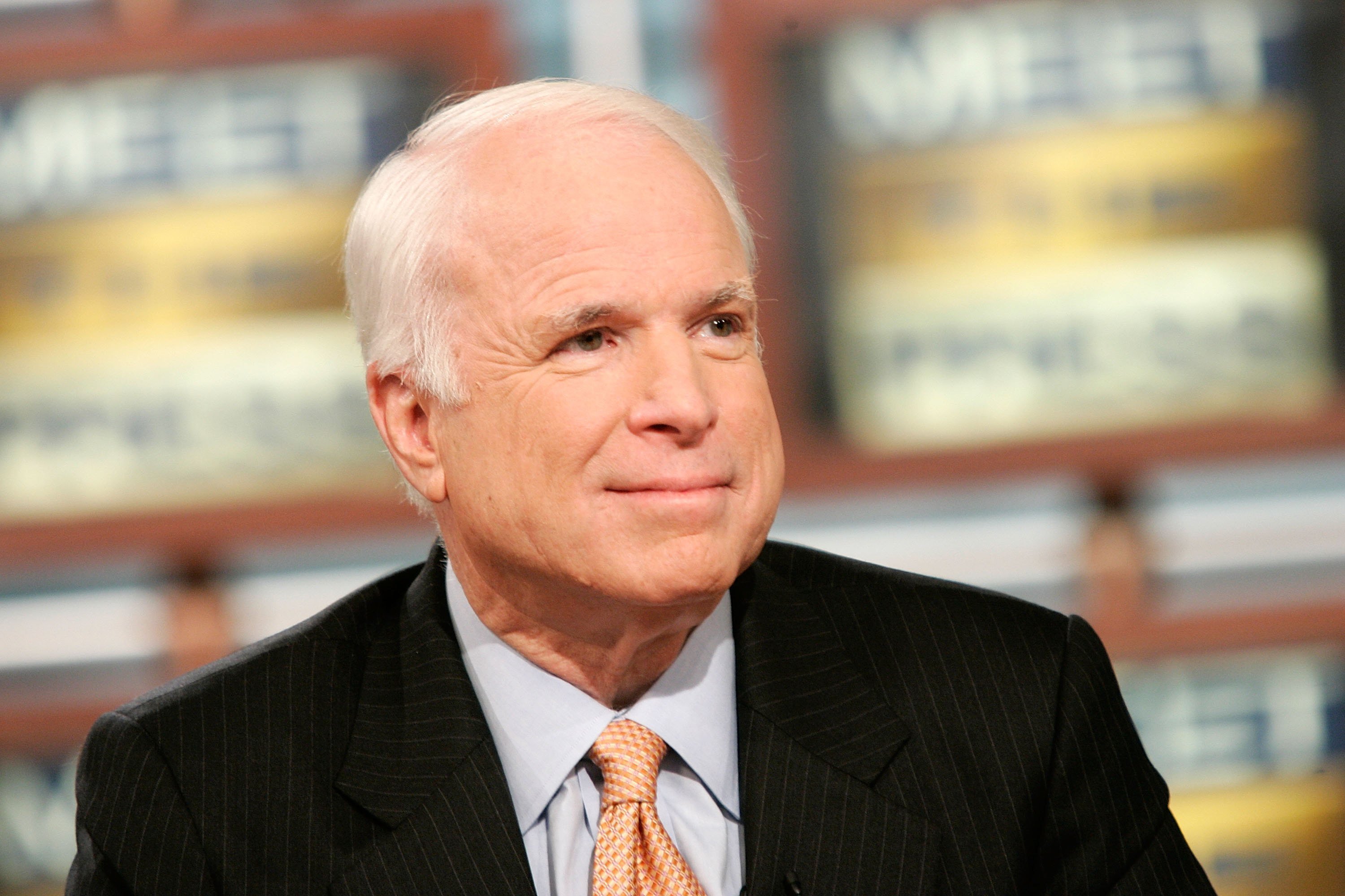 John McCain speaks on "Meet the Press" during a taping at the NBC studios November 12, 2006 | Photo: GettyImages