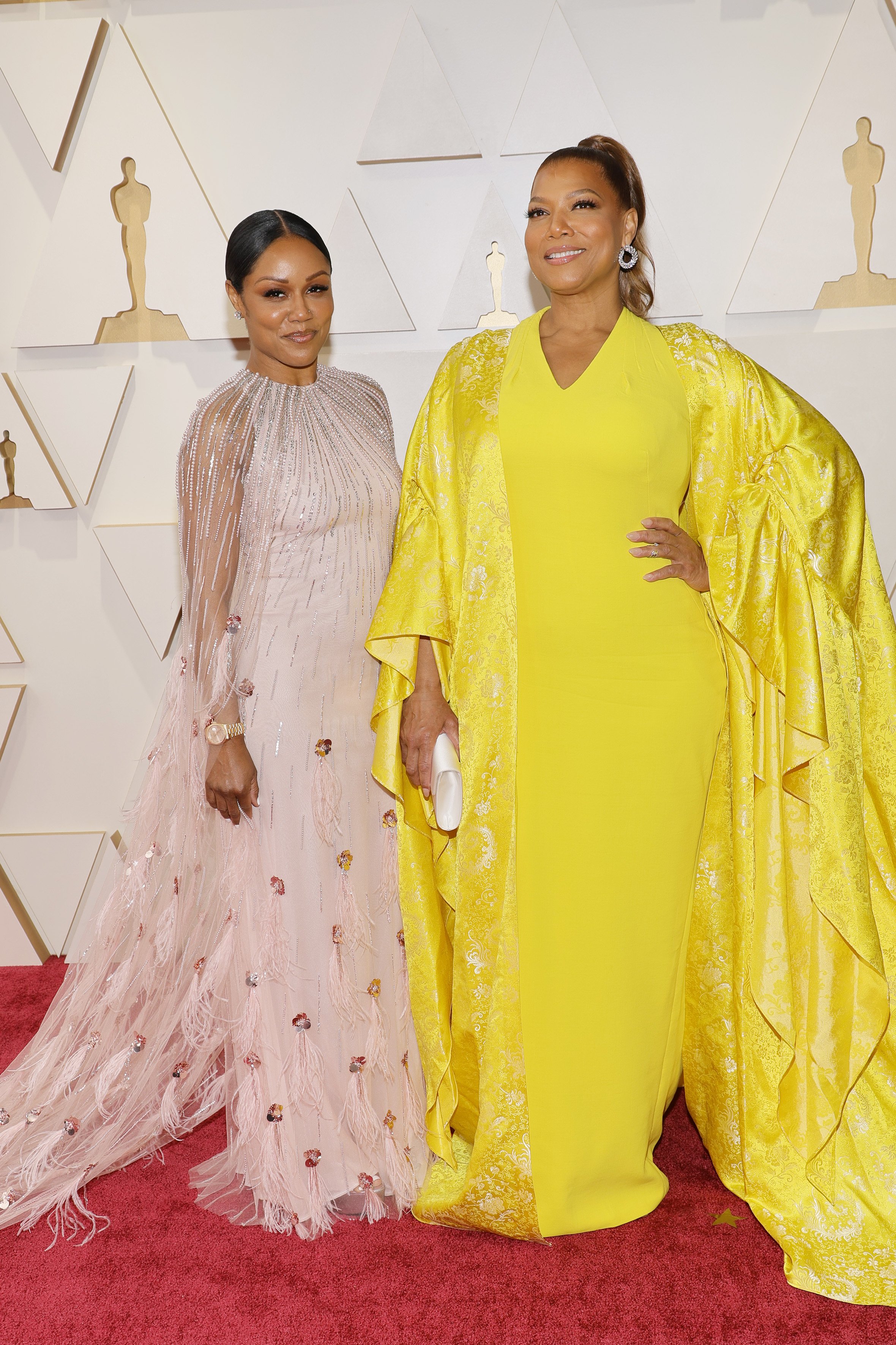 Eboni Nichols and Queen Latifah at the 94th Annual Academy Awards in California on March 27, 2022 | Source: Getty Images 
