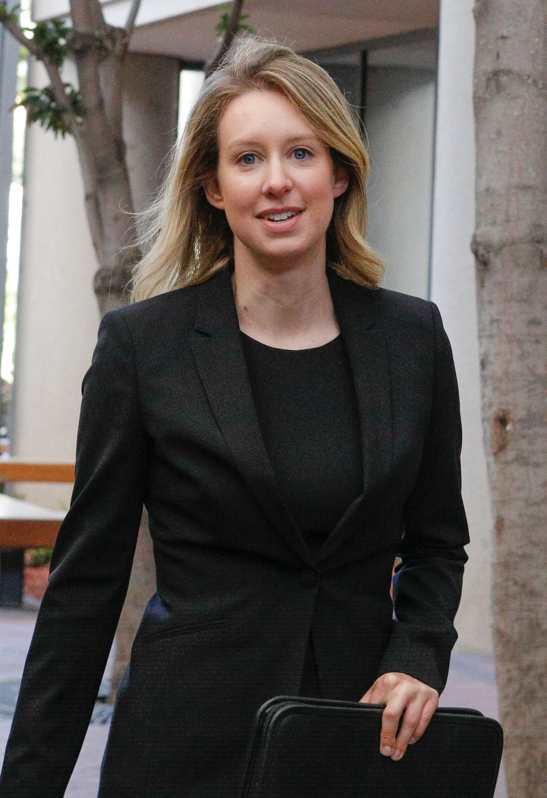 Elizabeth Holmes at federal court for a status hearing on July 17, 2019, in San Jose, California. | Source: Getty Images
