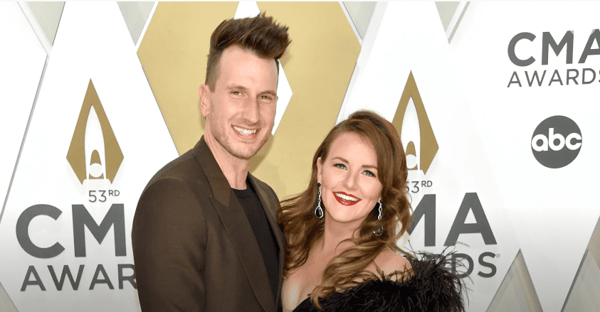 Photo of country star Russell Dickerson and wife Kailey at an event | Photo: Youtube / PopCulture