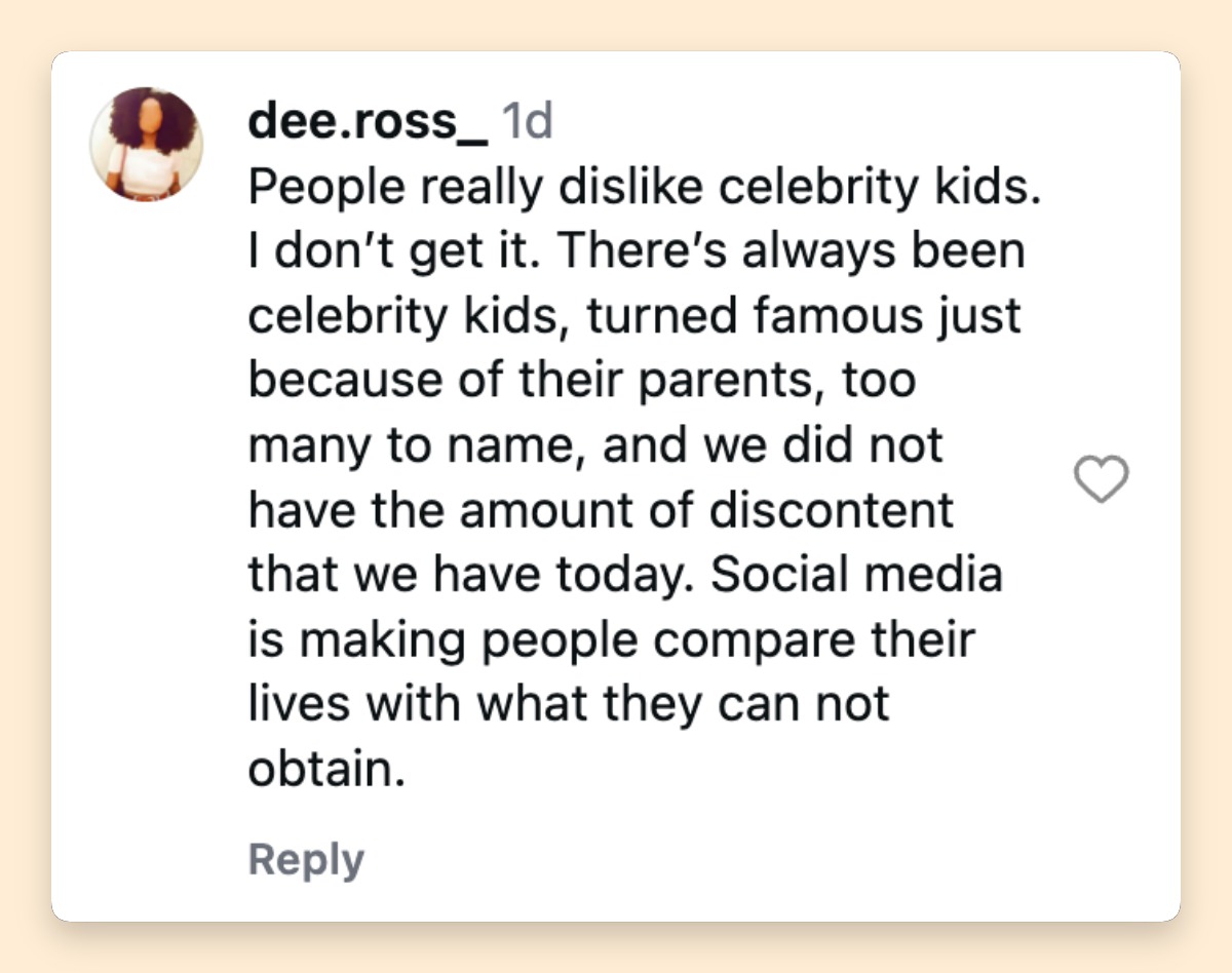 A netizen reacts to North West's look at Rolling Loud Orlando | Source: Instagram/people